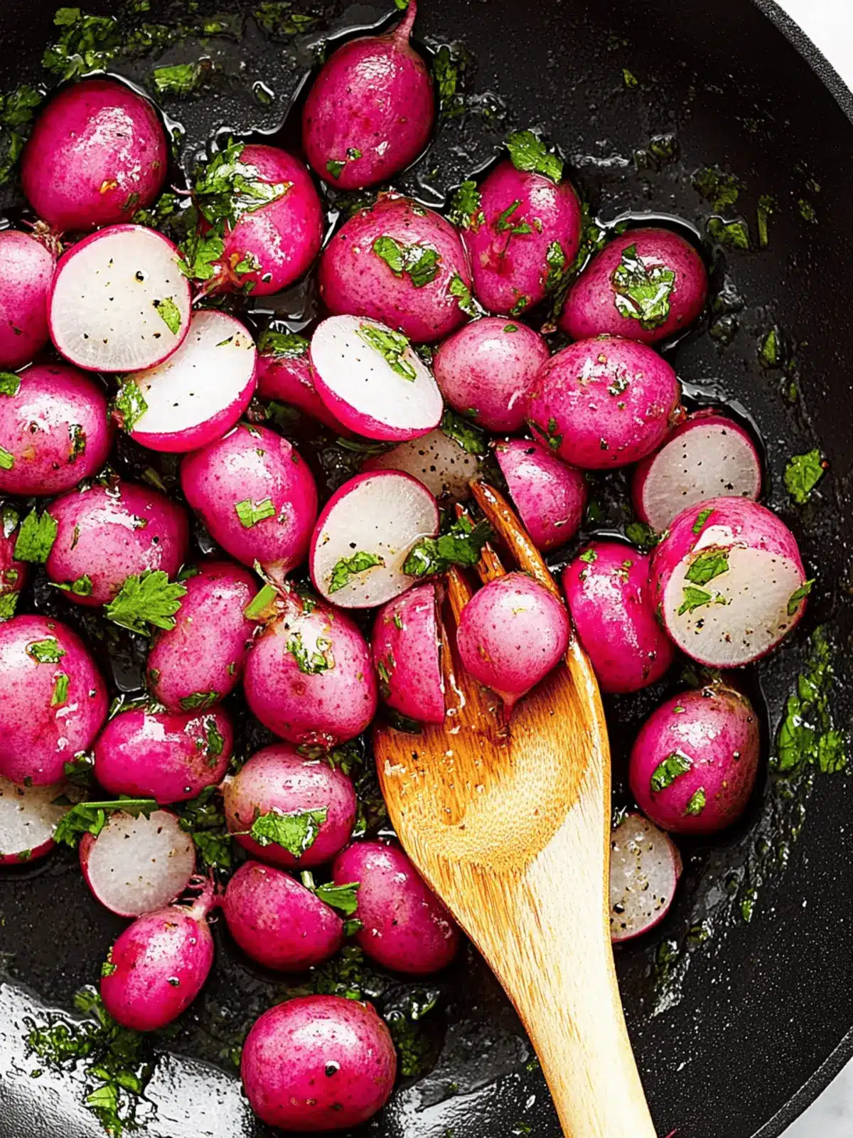 Sauteed Radishes