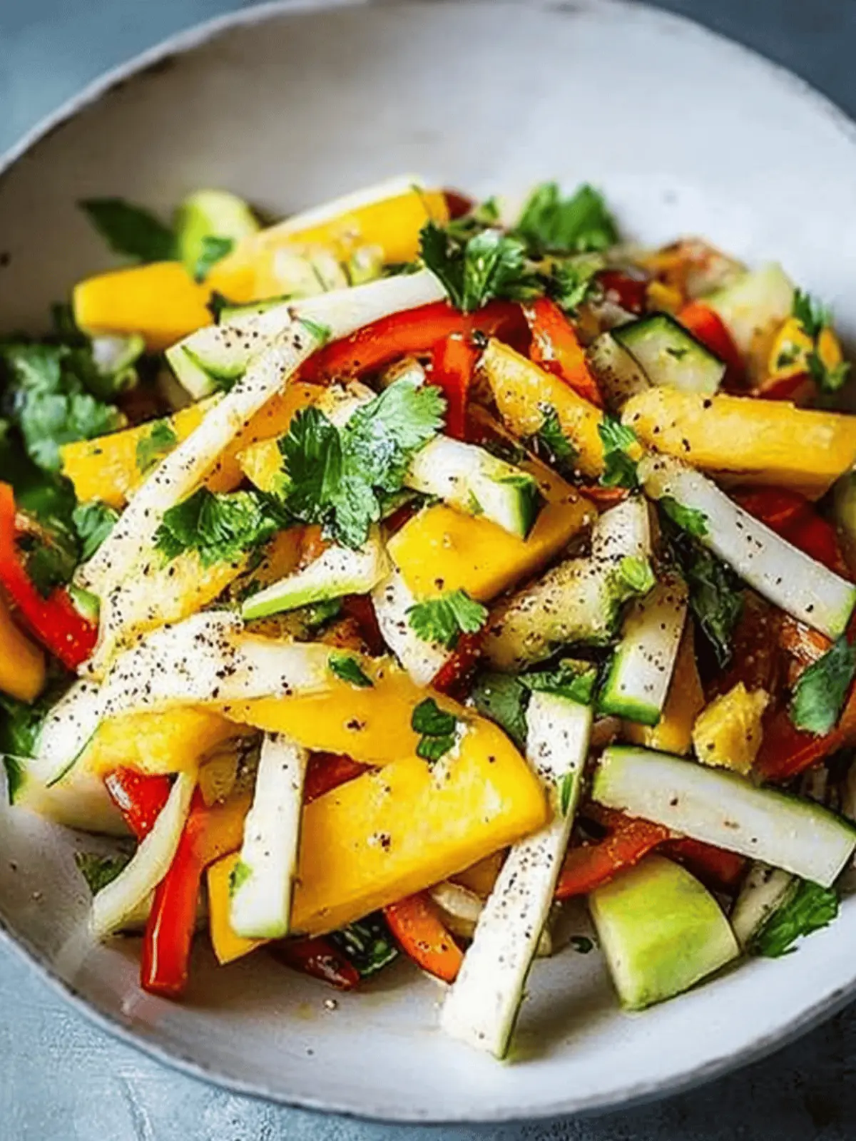 Spicy Mango & Jicama Street Salad