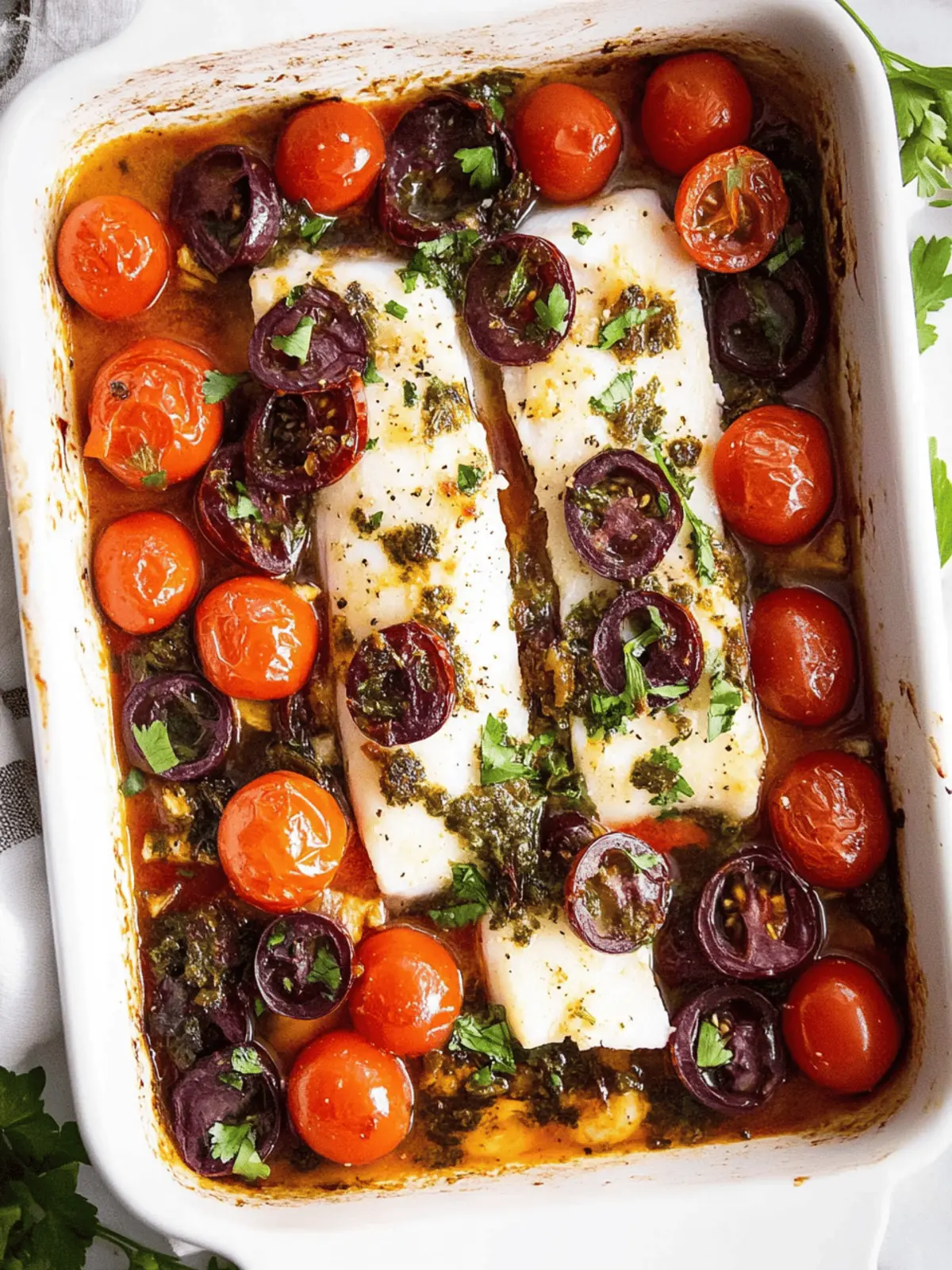 Mediterranean Baked Cod That Will Delight Your Taste Buds 3 Mediterranean Baked Cod