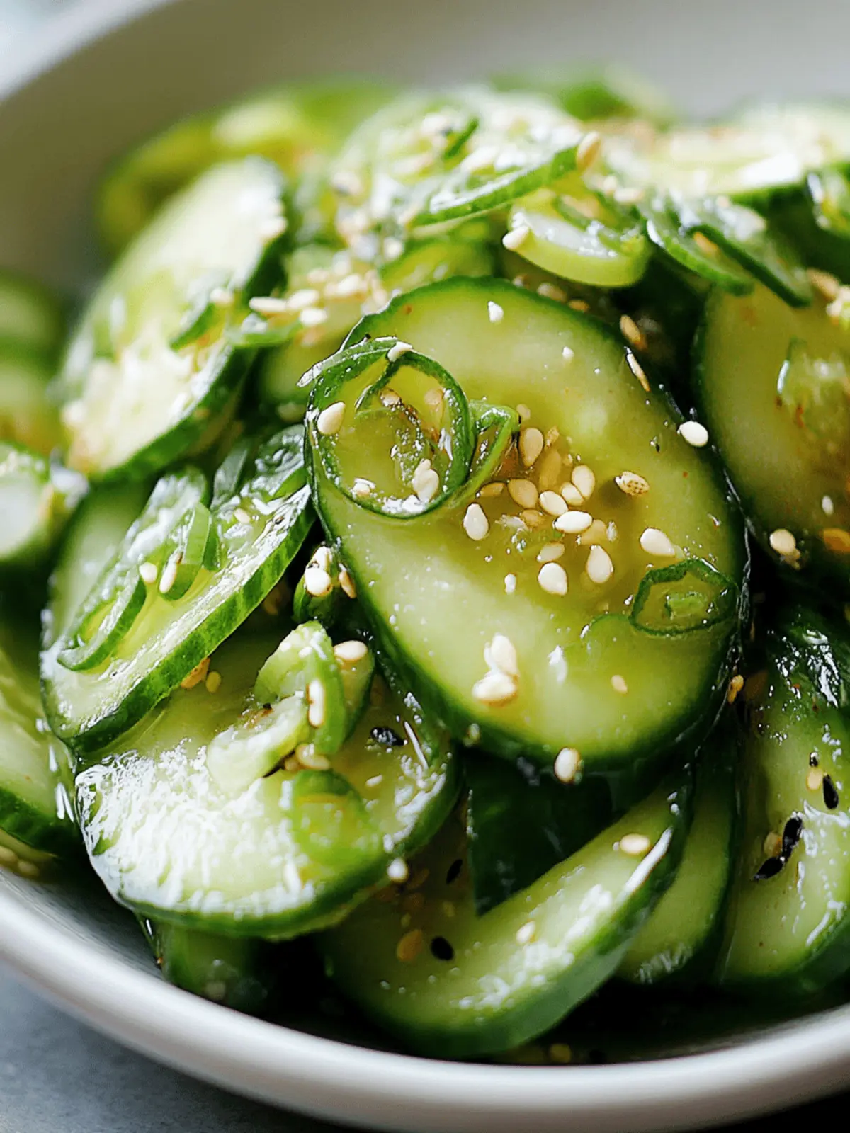Cool & Crunchy Asian-Style Cucumber Salad