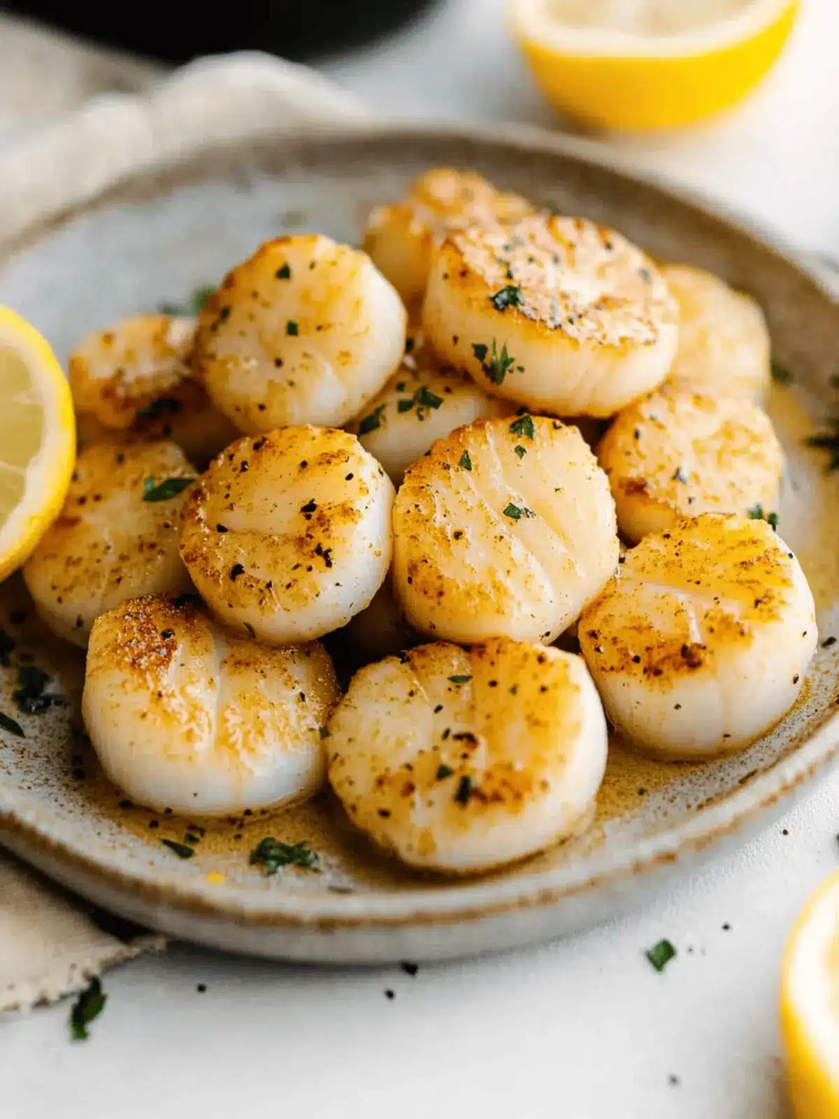 Broiled Scallops