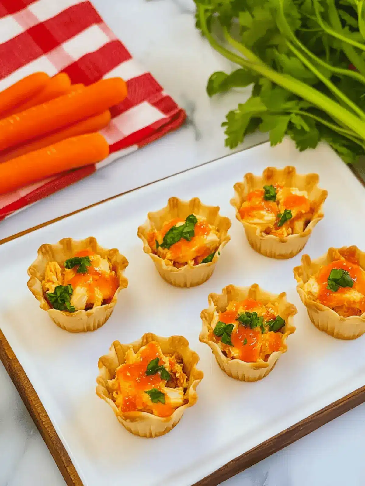 Buffalo Chicken Cups