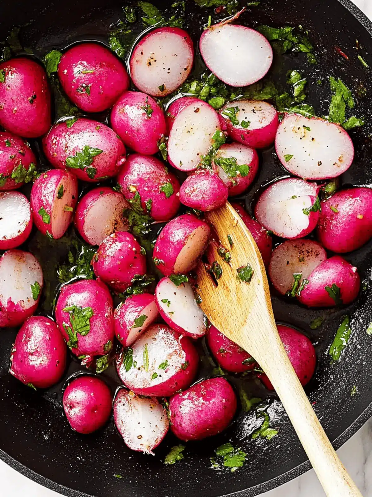 Sauteed Radishes