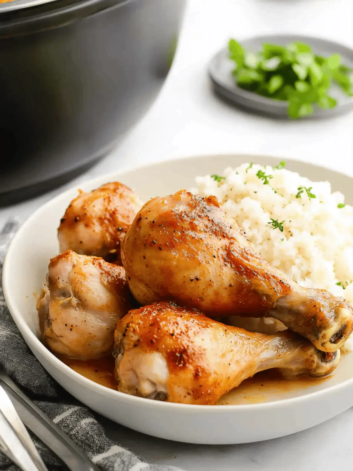 Slow Cooker Chicken Drumsticks