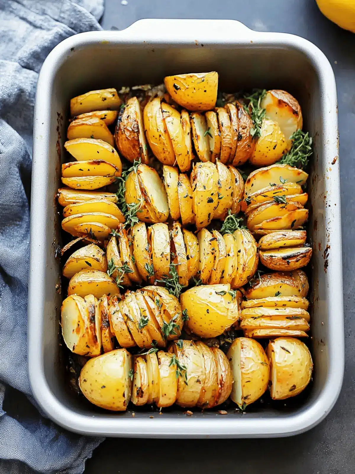 Lemon Herb Roasted Potatoes