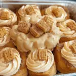 Fluffy Biscoff Cinnamon Rolls