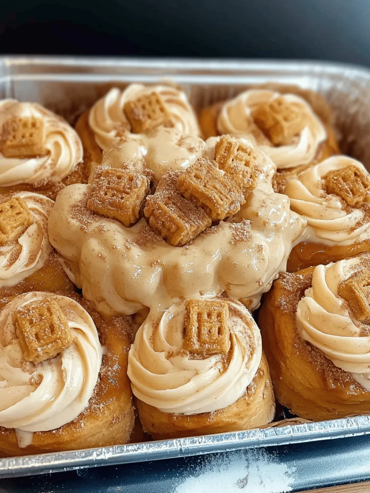 Fluffy Biscoff Cinnamon Rolls