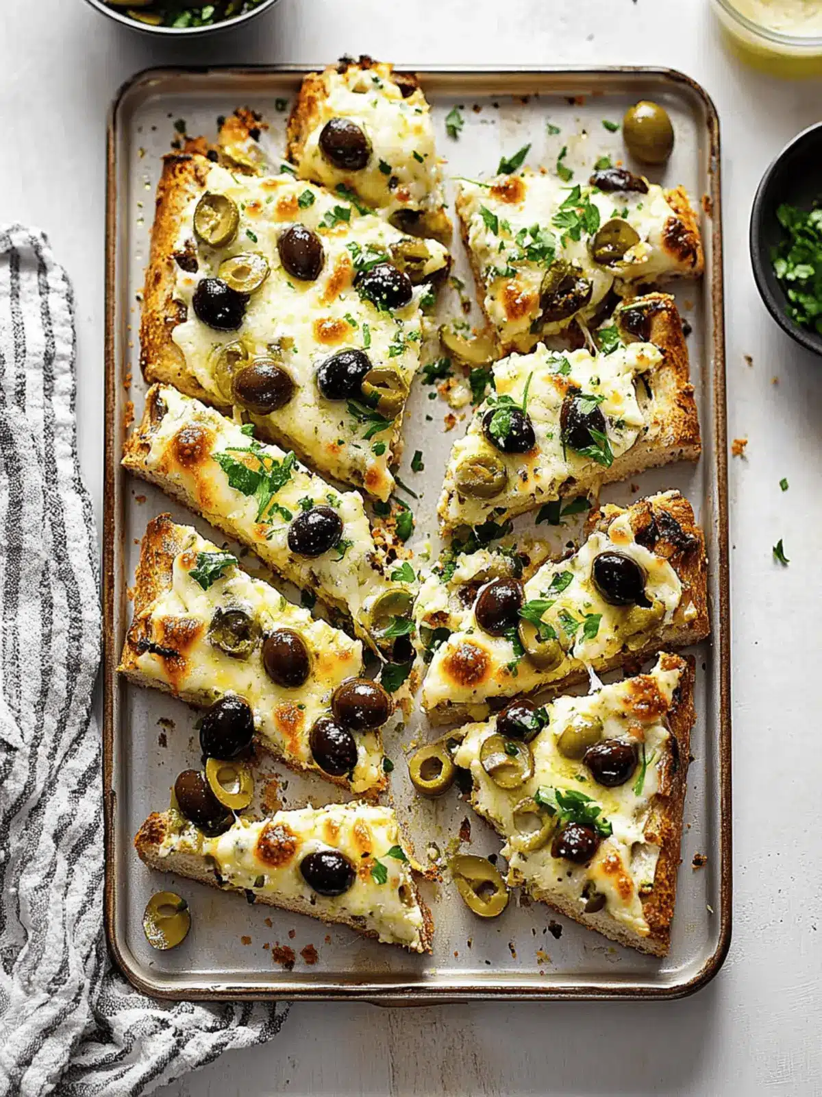 Olive Cheese Bread