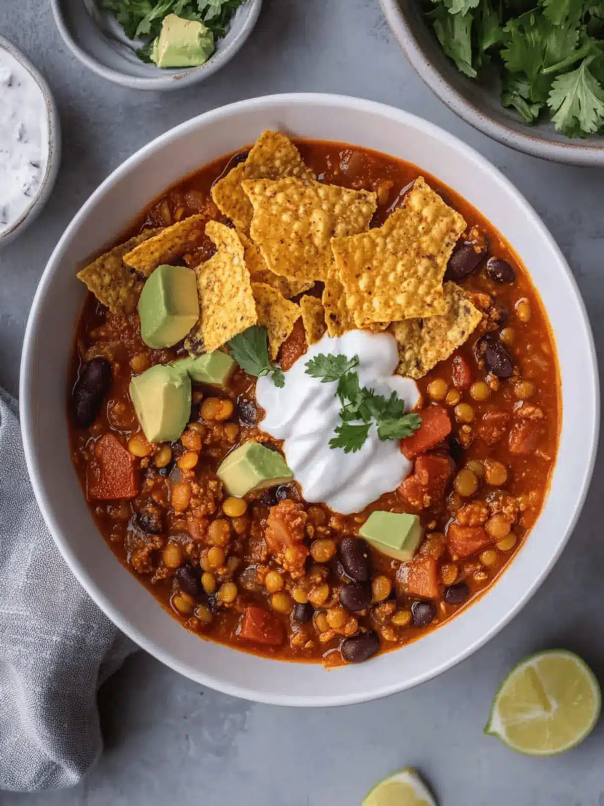 Hearty Lentil Chili You’ll Crave on Chillier Days 4 Lentil Chili