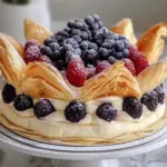 Puff Pastry Berry Cream Cake