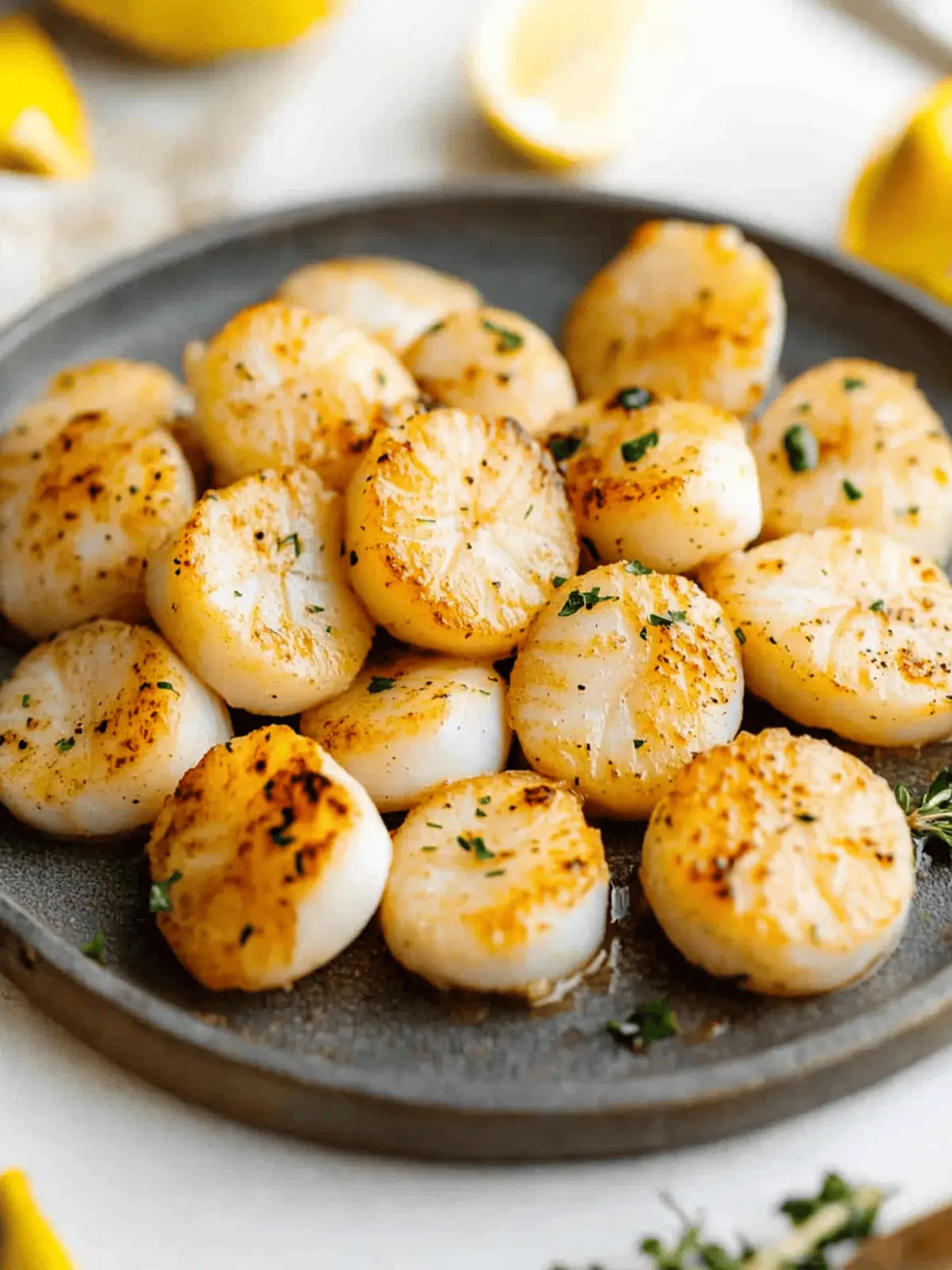 Broiled Scallops