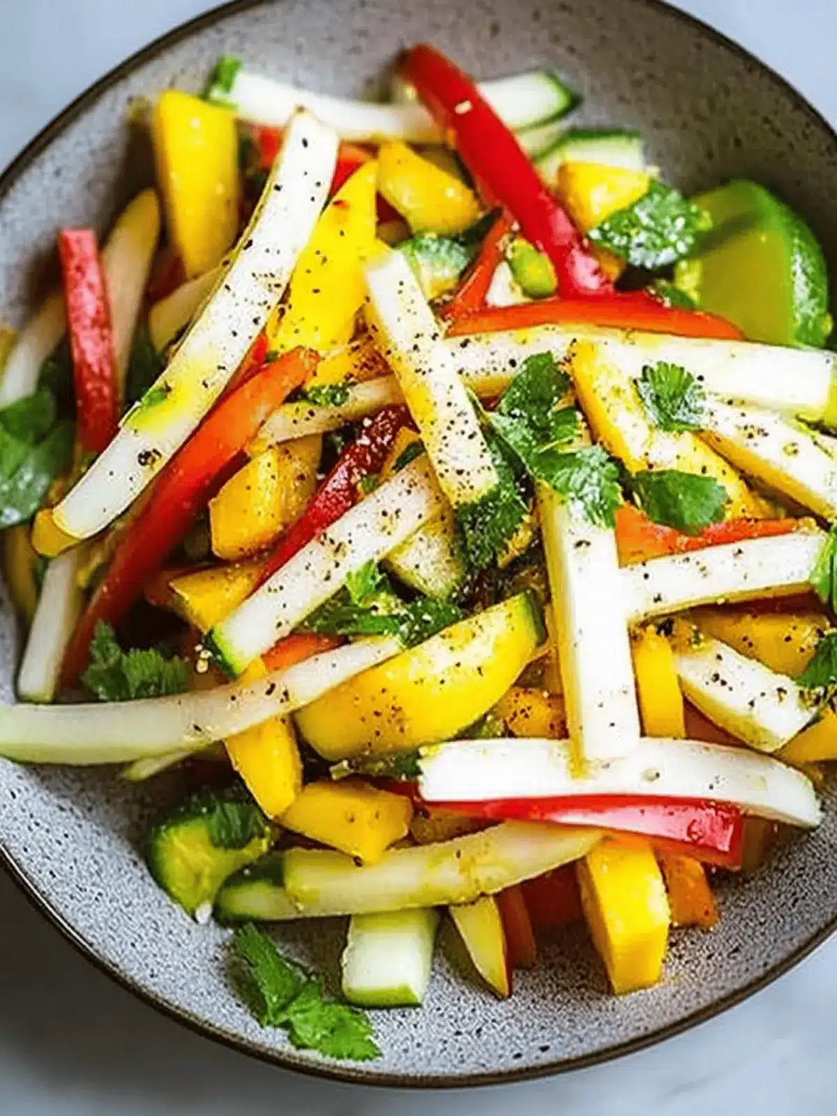 Spicy Mango & Jicama Street Salad