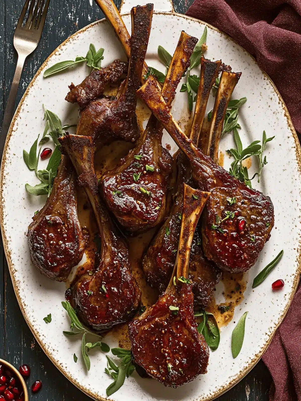 Pomegranate Lamb Chops