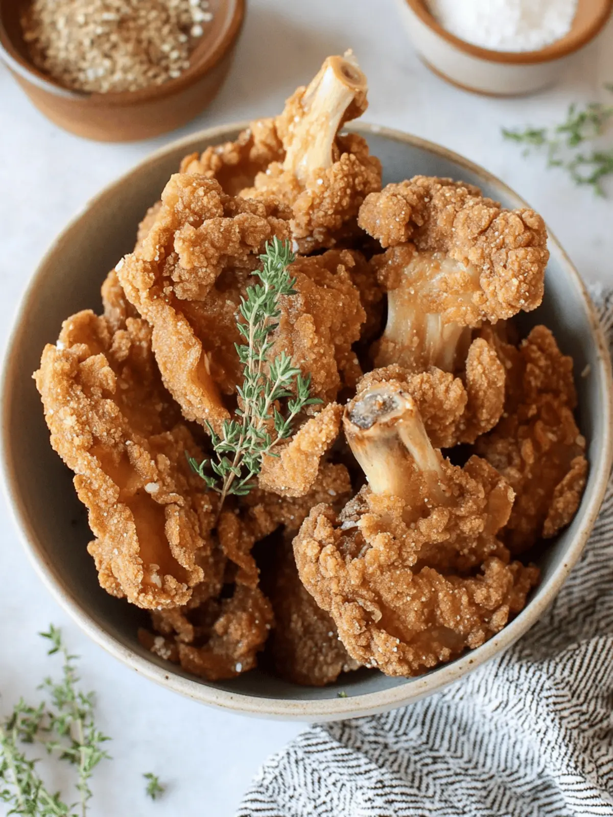 Fried Oyster Mushrooms