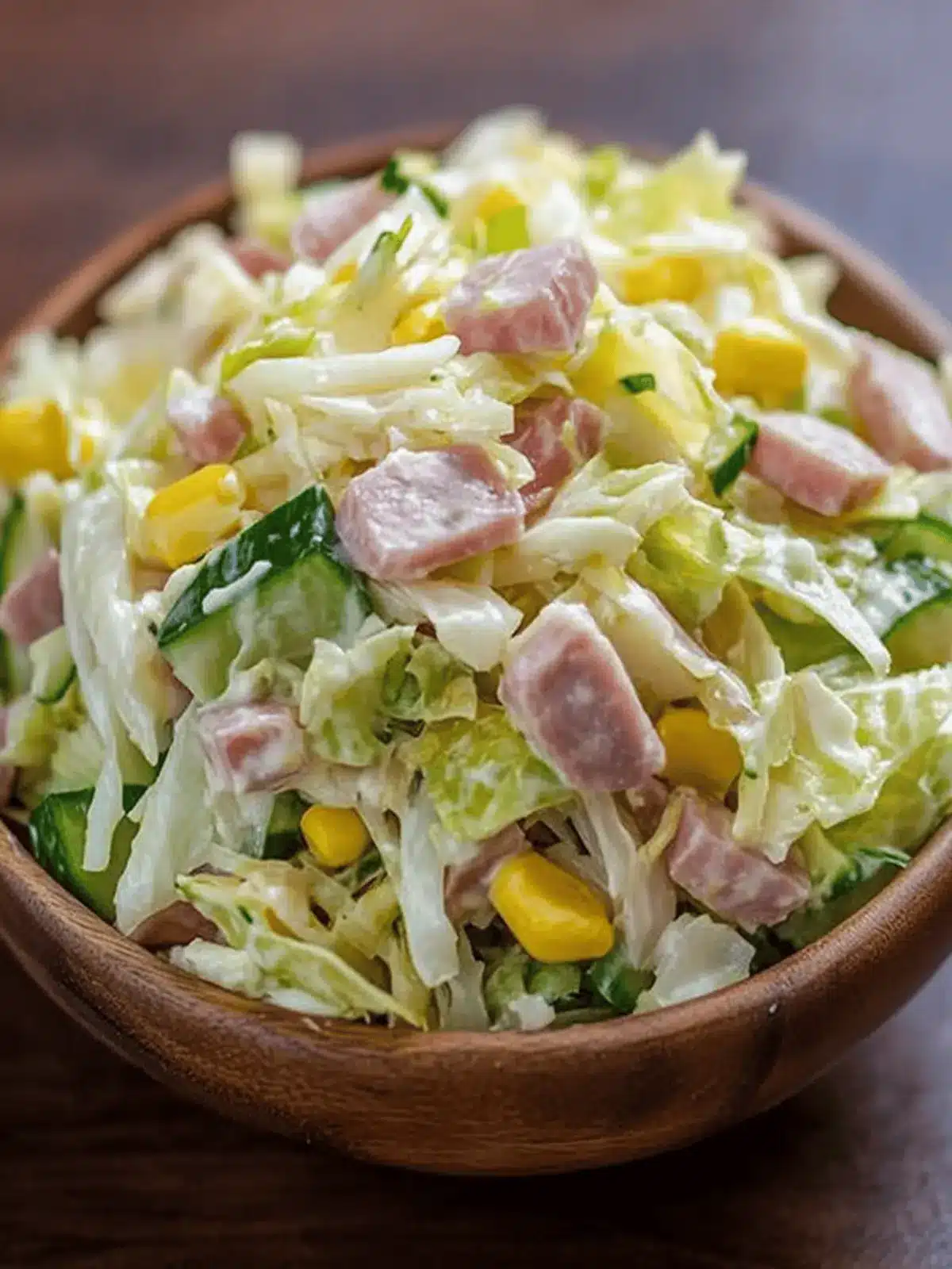 Cabbage and Ham Salad