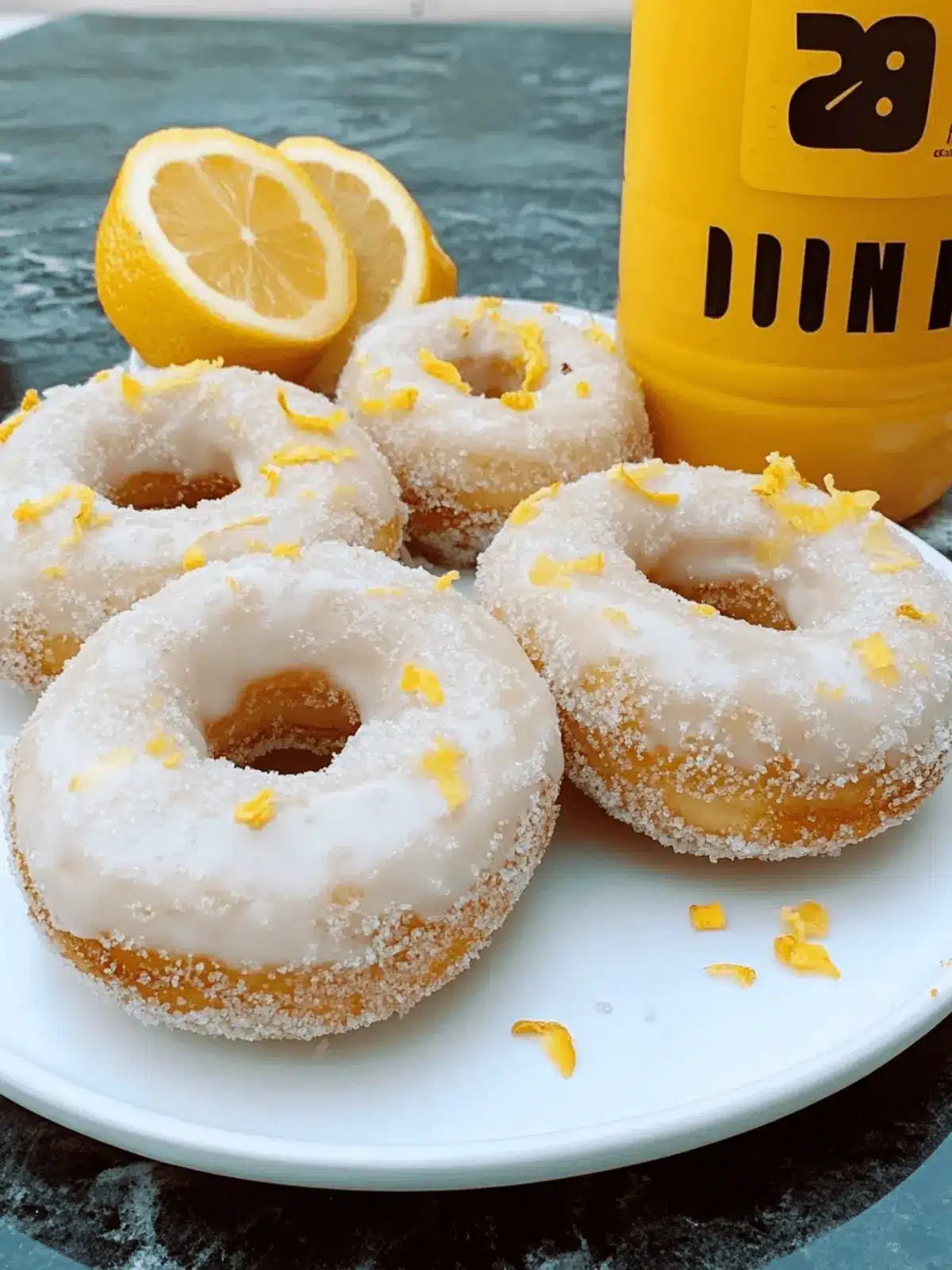 Lemon Vanilla Protein Donuts
