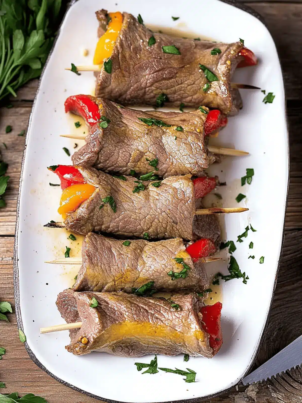 Roast Beef Roll Ups