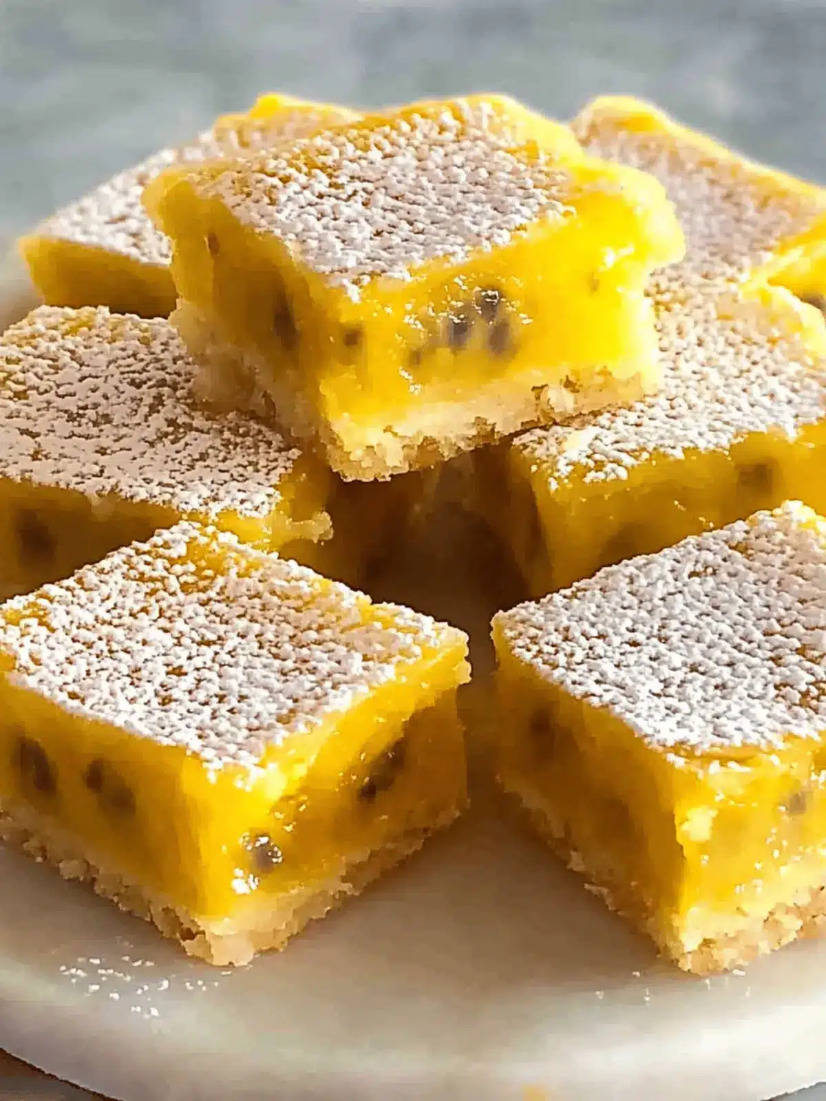 Delicious Tropical Passion Fruit Bars for a Refreshing Treat 2 Tropical Passion Fruit Bars