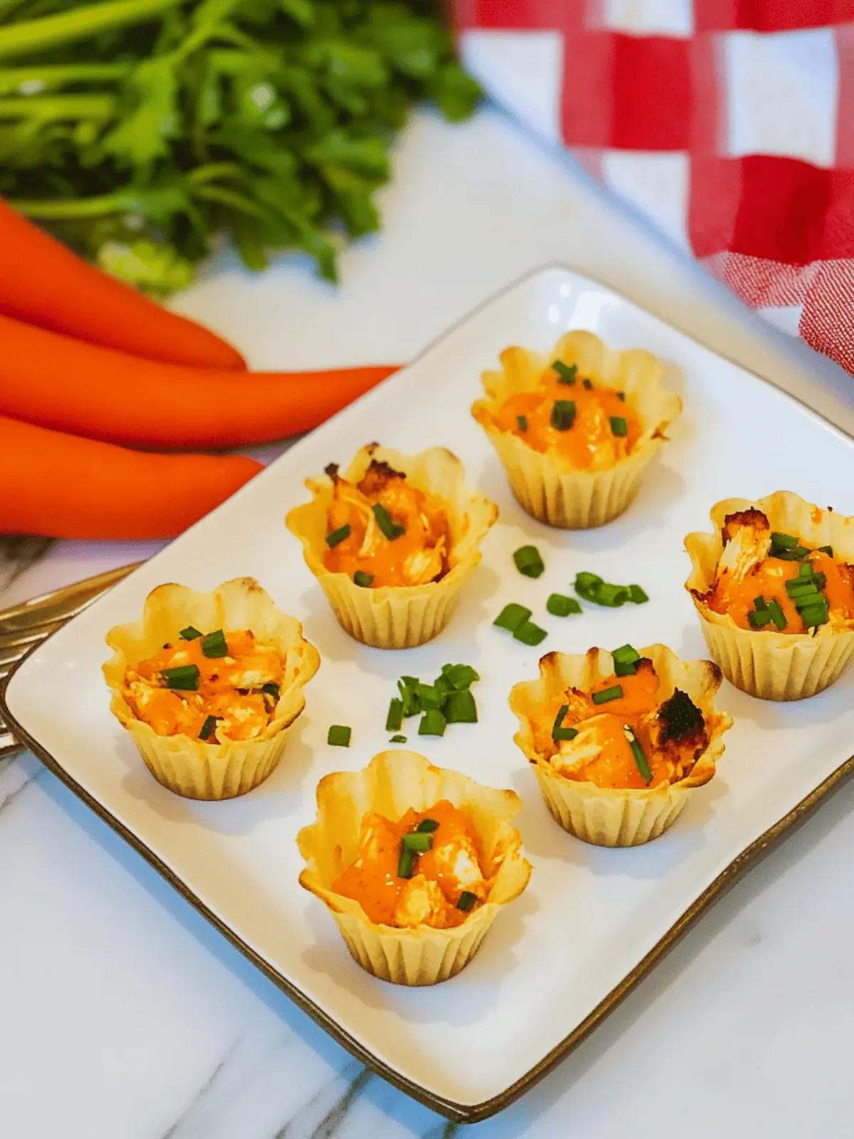 Buffalo Chicken Cups