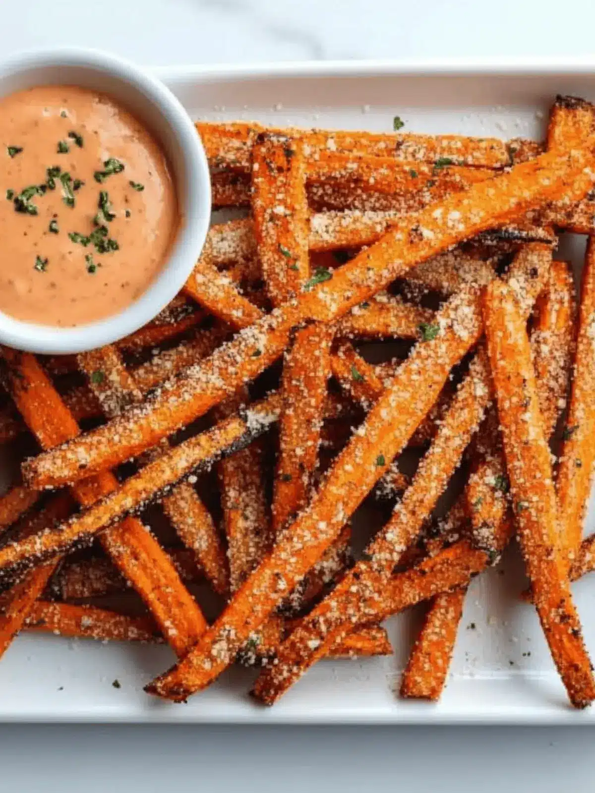 Garlic Parmesan Air Fryer Carrot Fries