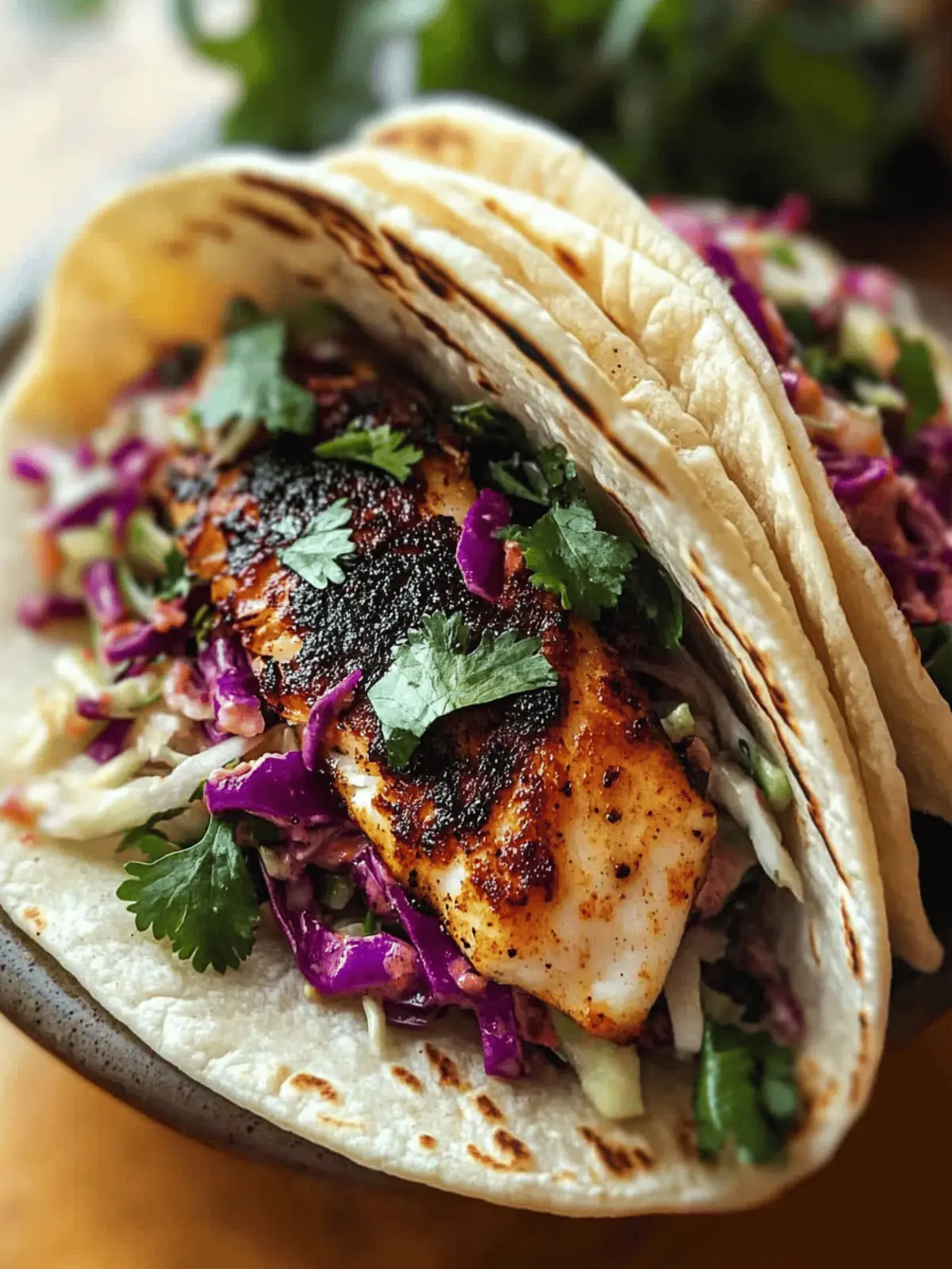 Grilled Fish Tacos with Chipotle Slaw