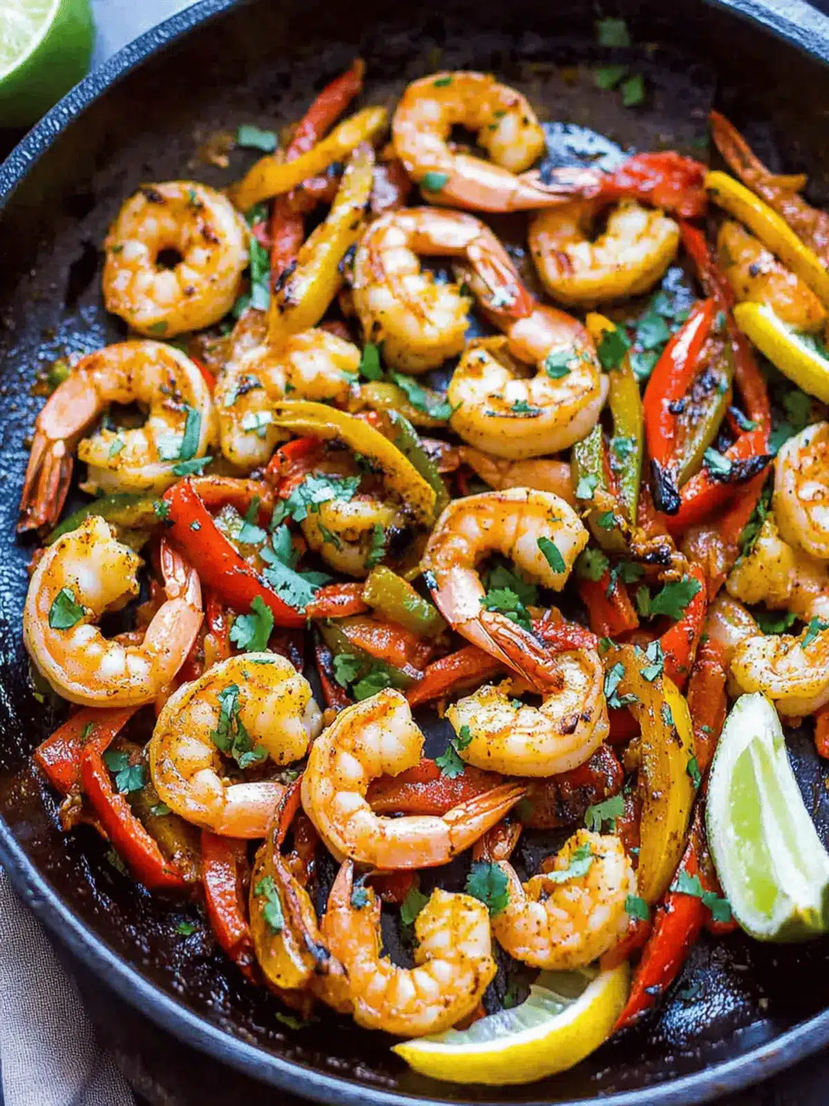 Sizzling Shrimp Fajitas: A Flavorful Twist for Home Cooks 4 Shrimp Fajitas