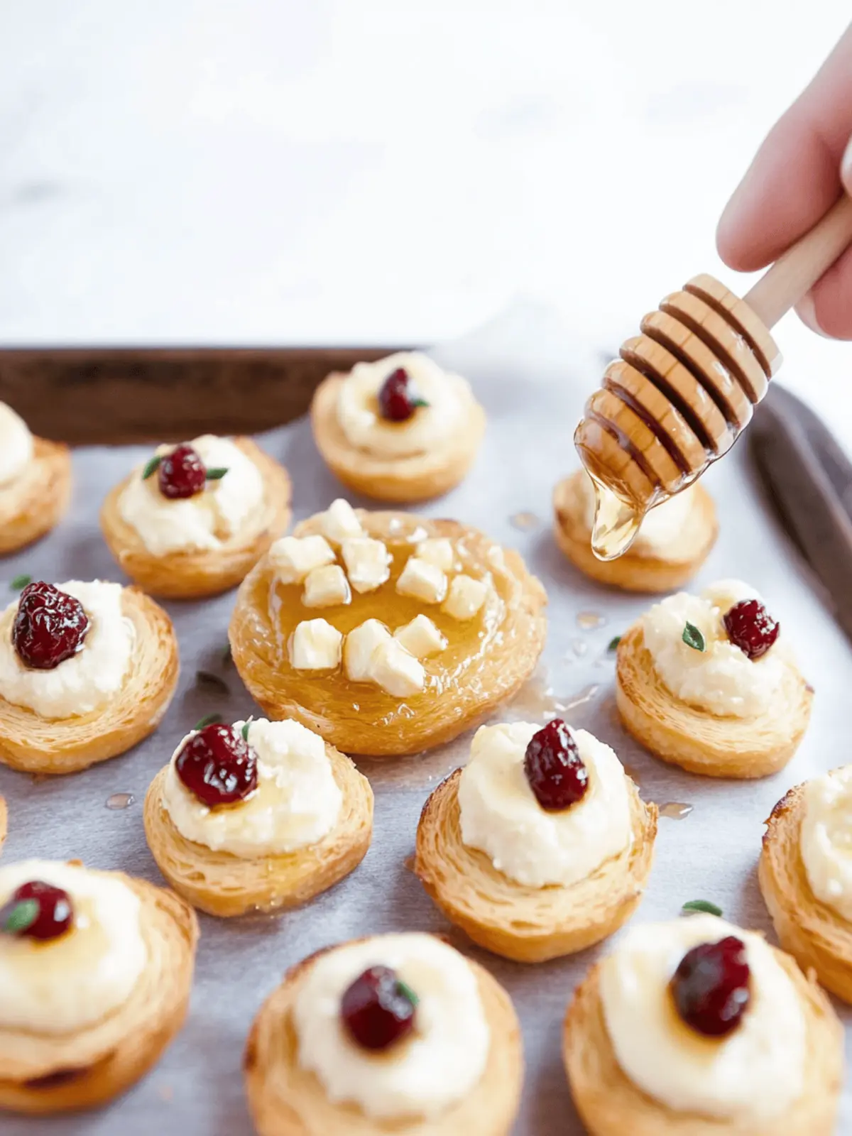 Goat Cheese and Honey Bites