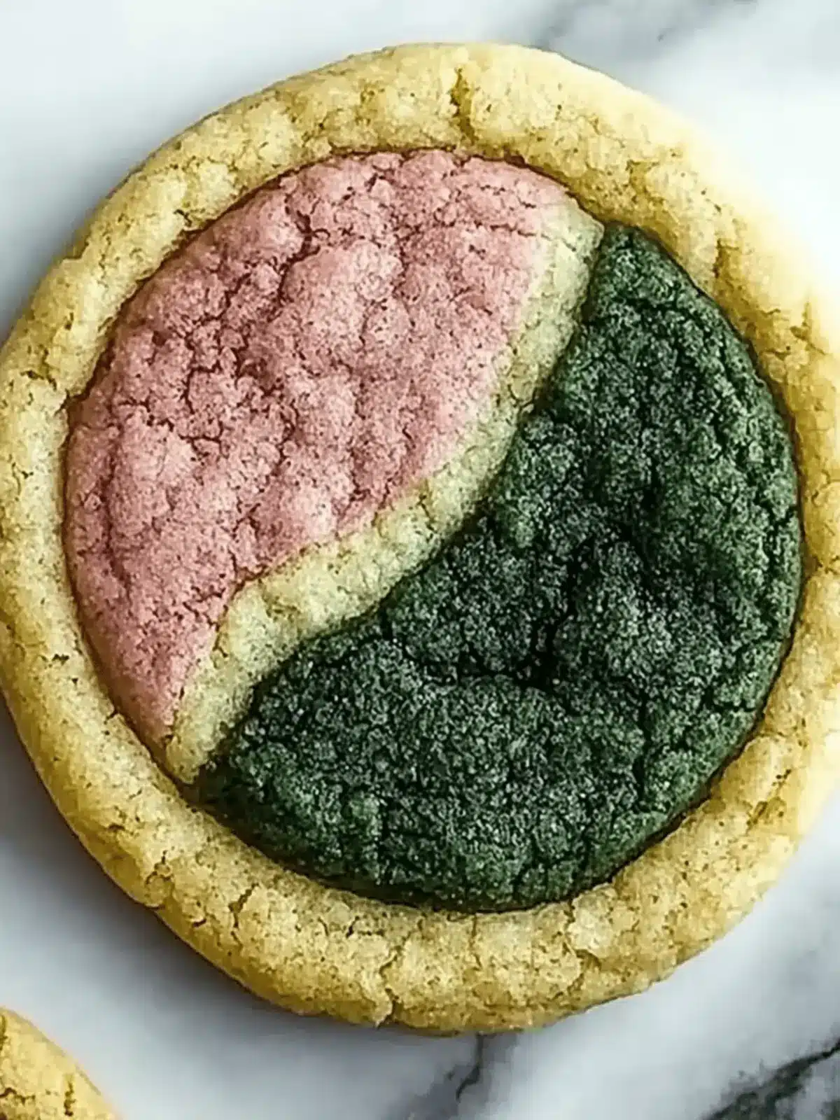 Neapolitan Matcha Cookies