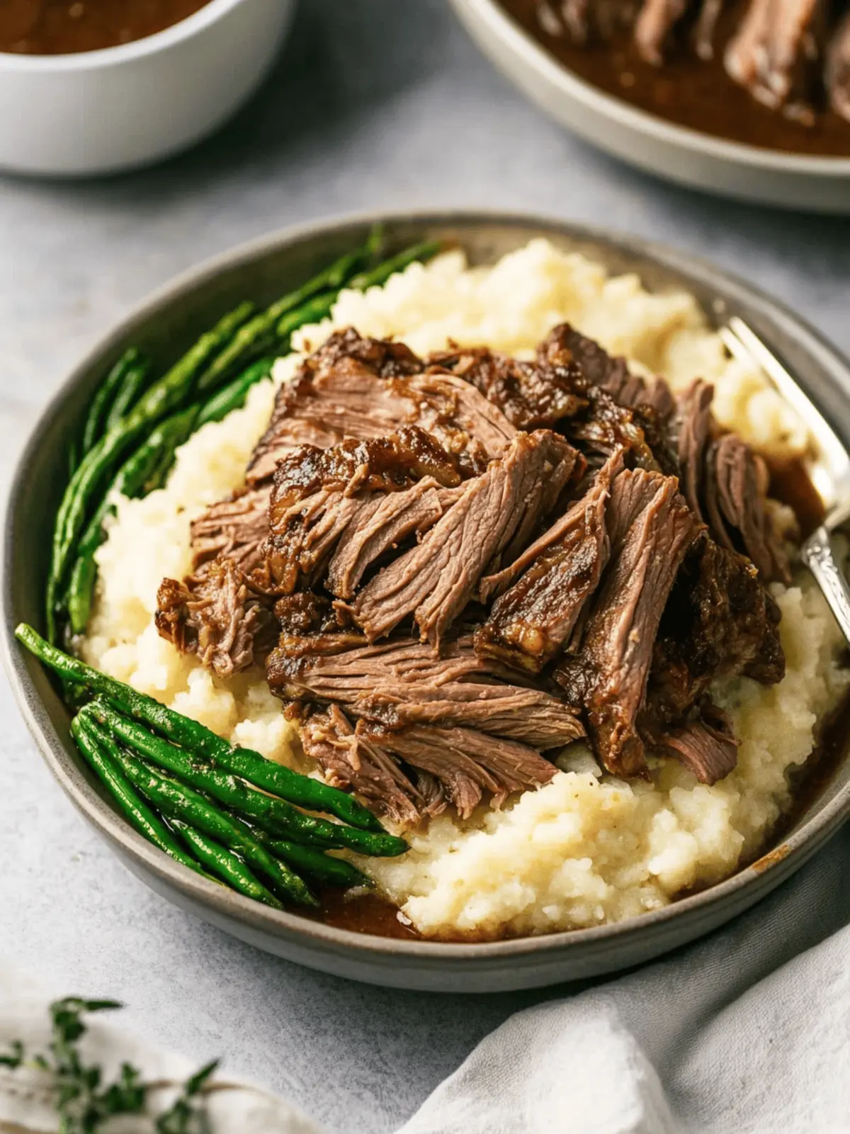Tender Shredded Sirloin Tip Roast