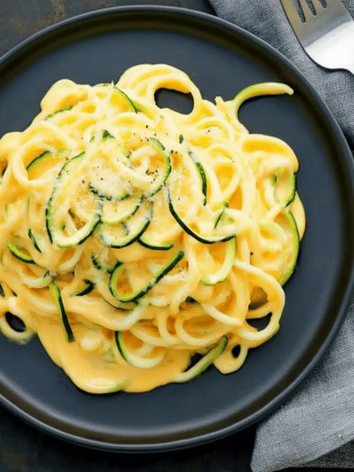 Zucchini Noodles Mac & Cheese
