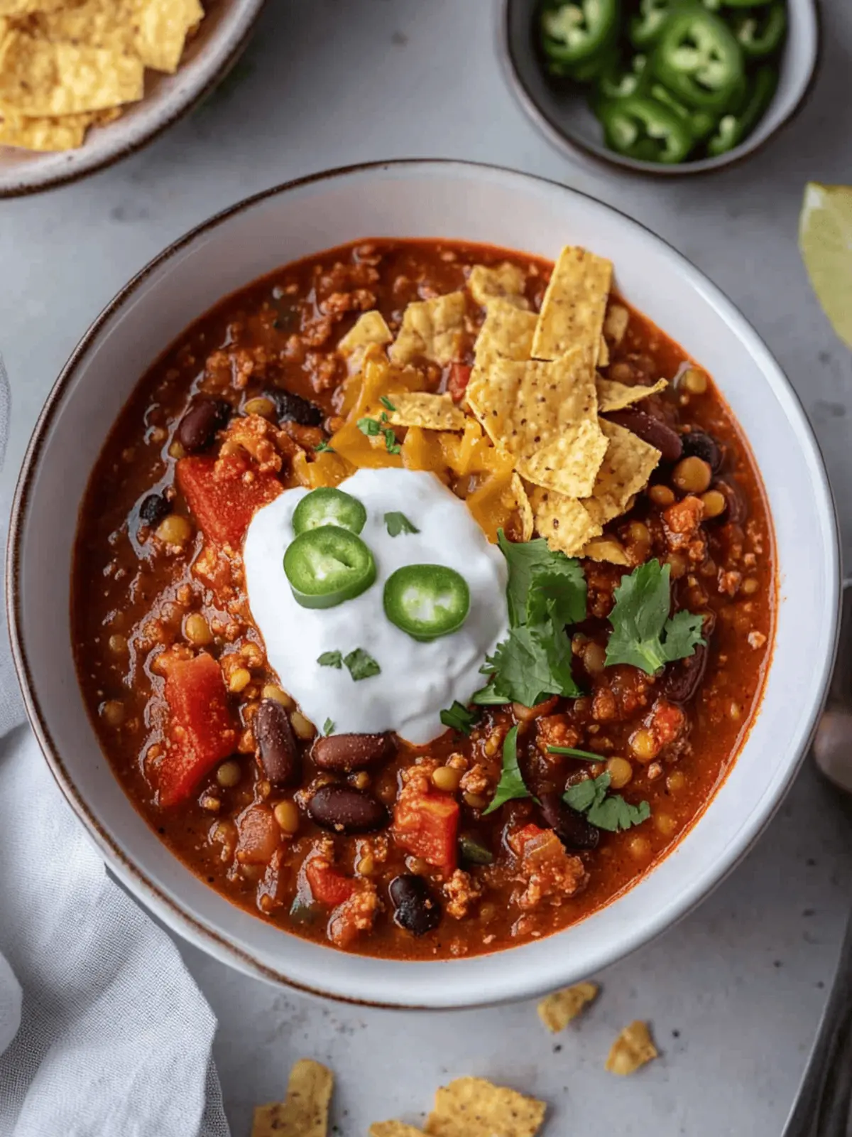 Hearty Lentil Chili You’ll Crave on Chillier Days 3 Lentil Chili