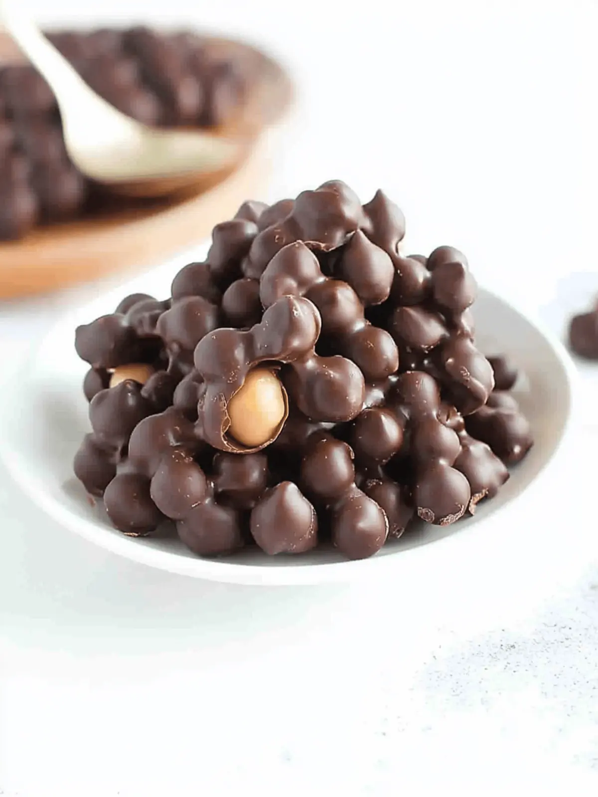 Chocolate-Covered Chickpeas