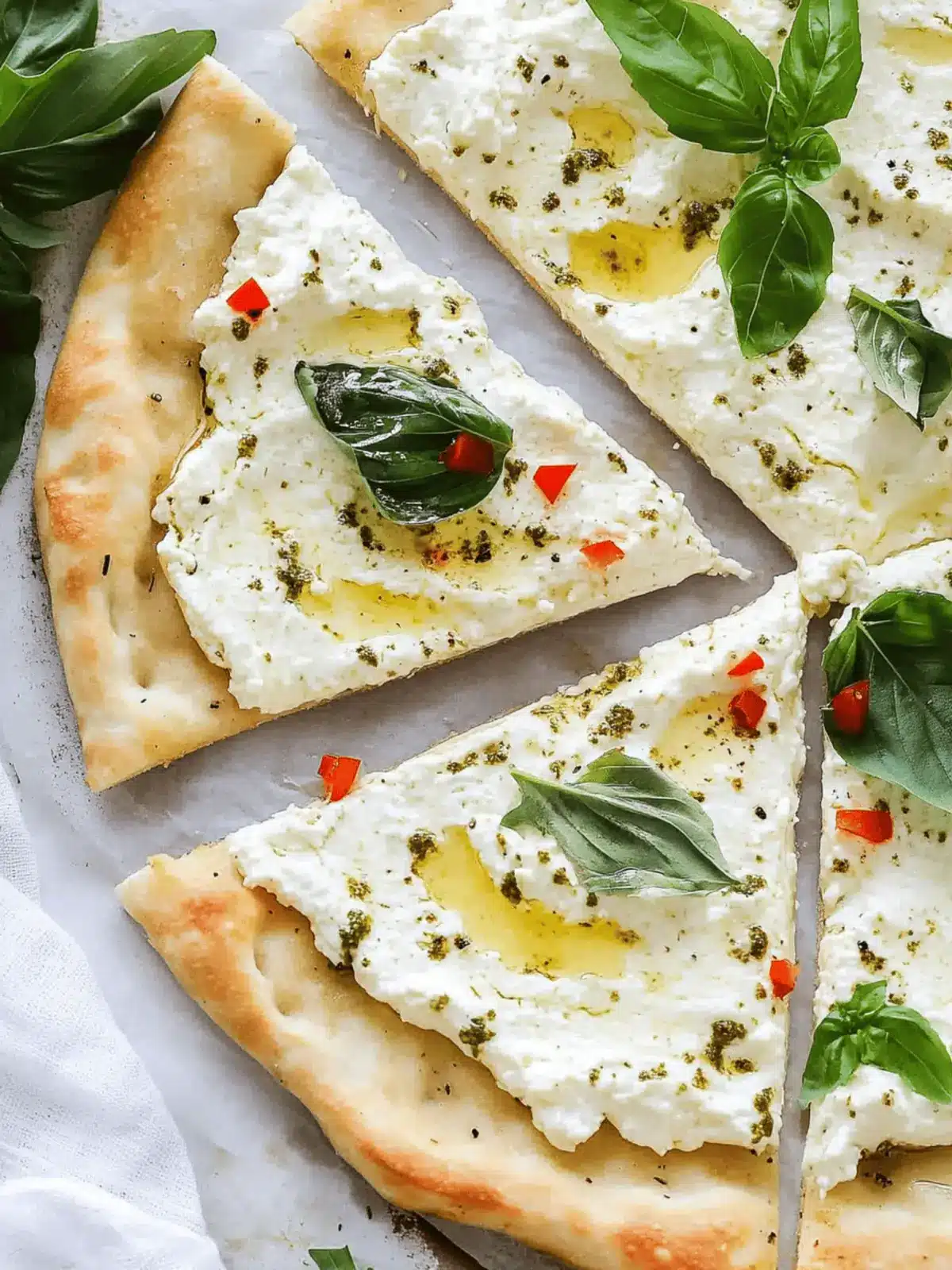Ricotta Pizza