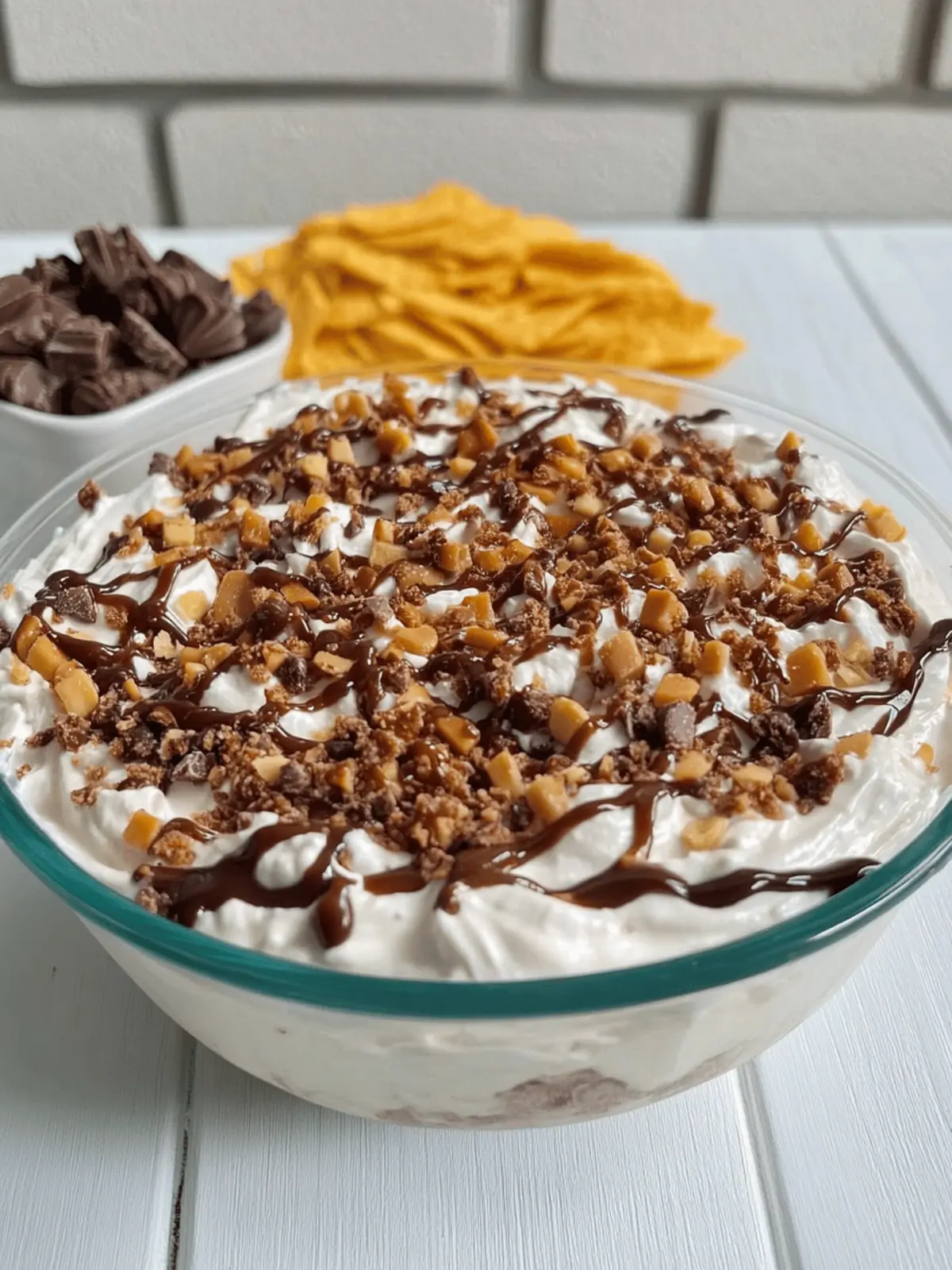 Turtle Cheesecake Dip