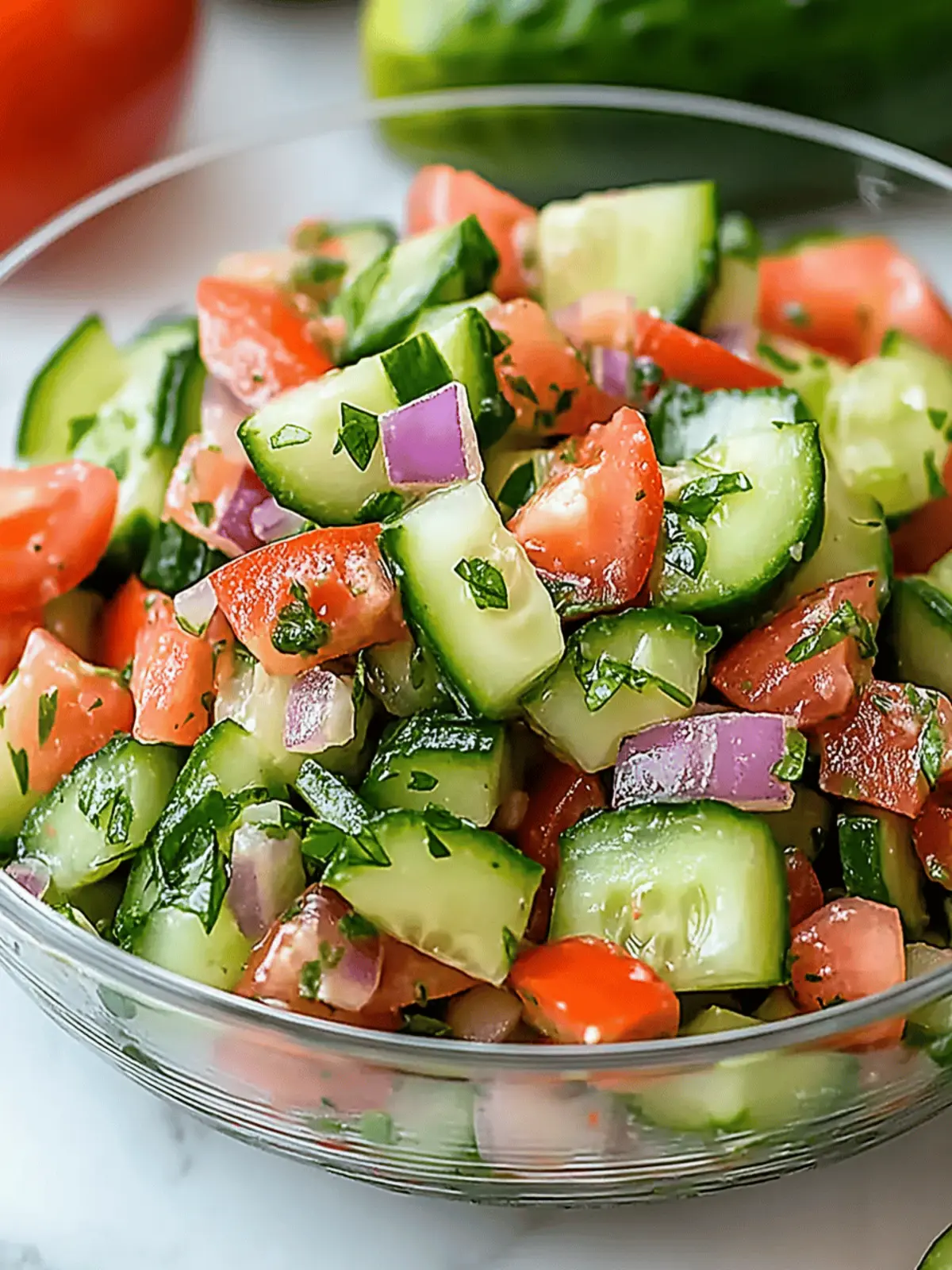 Italian Cucumber Salad