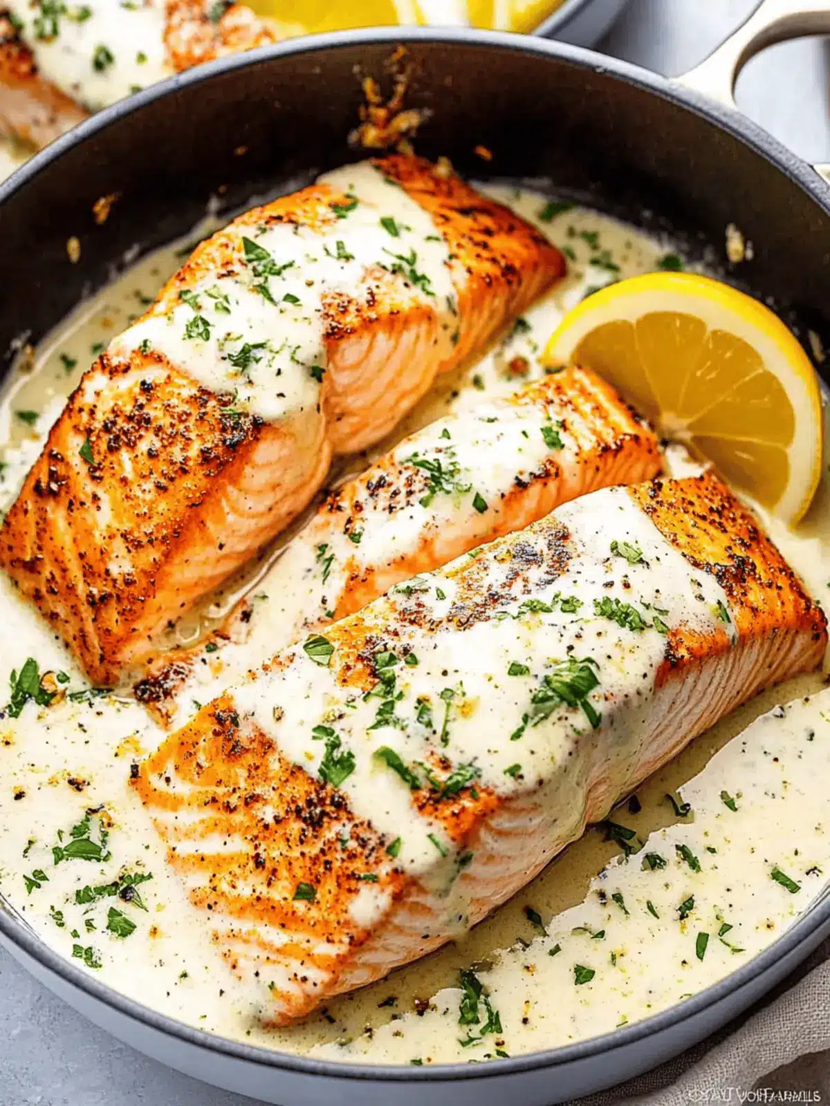 Creamy Garlic Butter Salmon