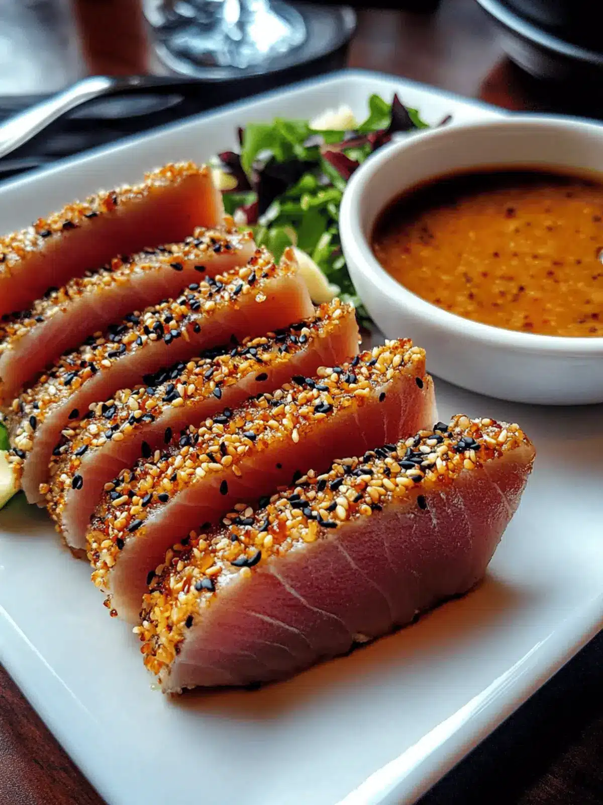 Sesame-Crusted Tuna Steak
