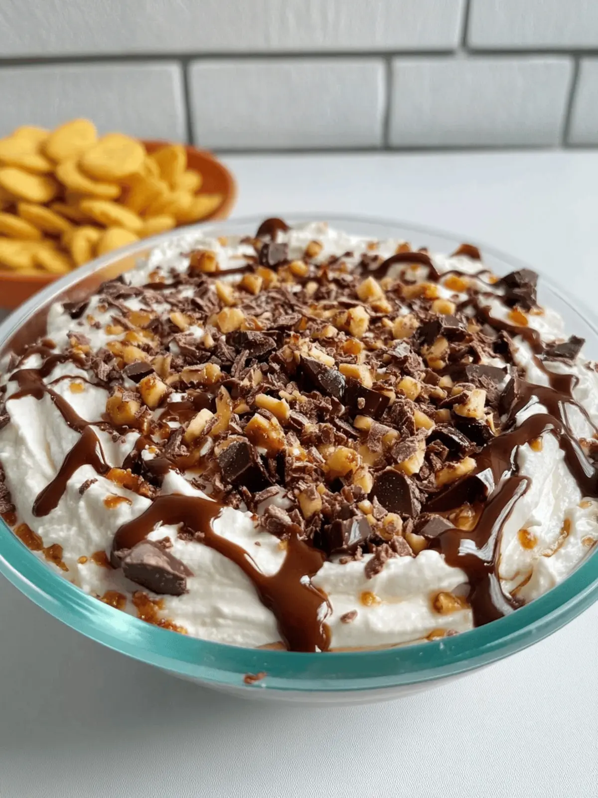 Turtle Cheesecake Dip