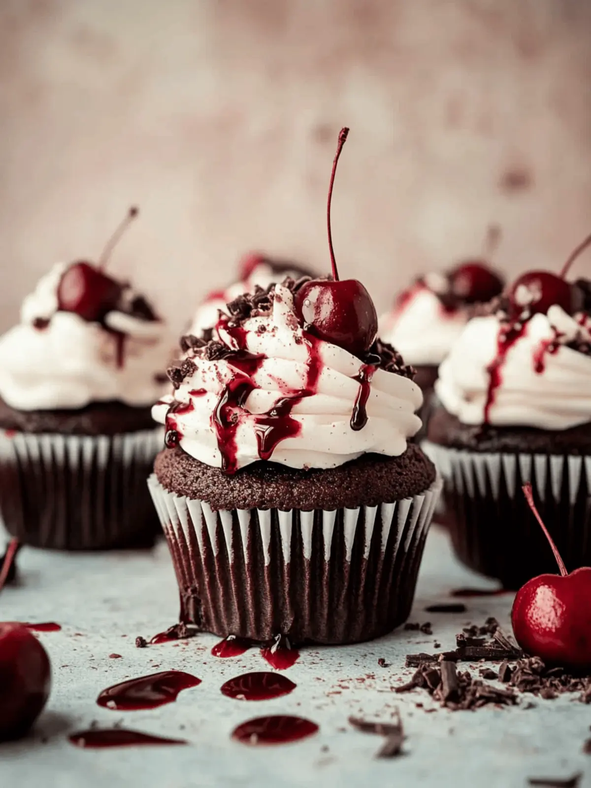 Black Forest Cupcakes