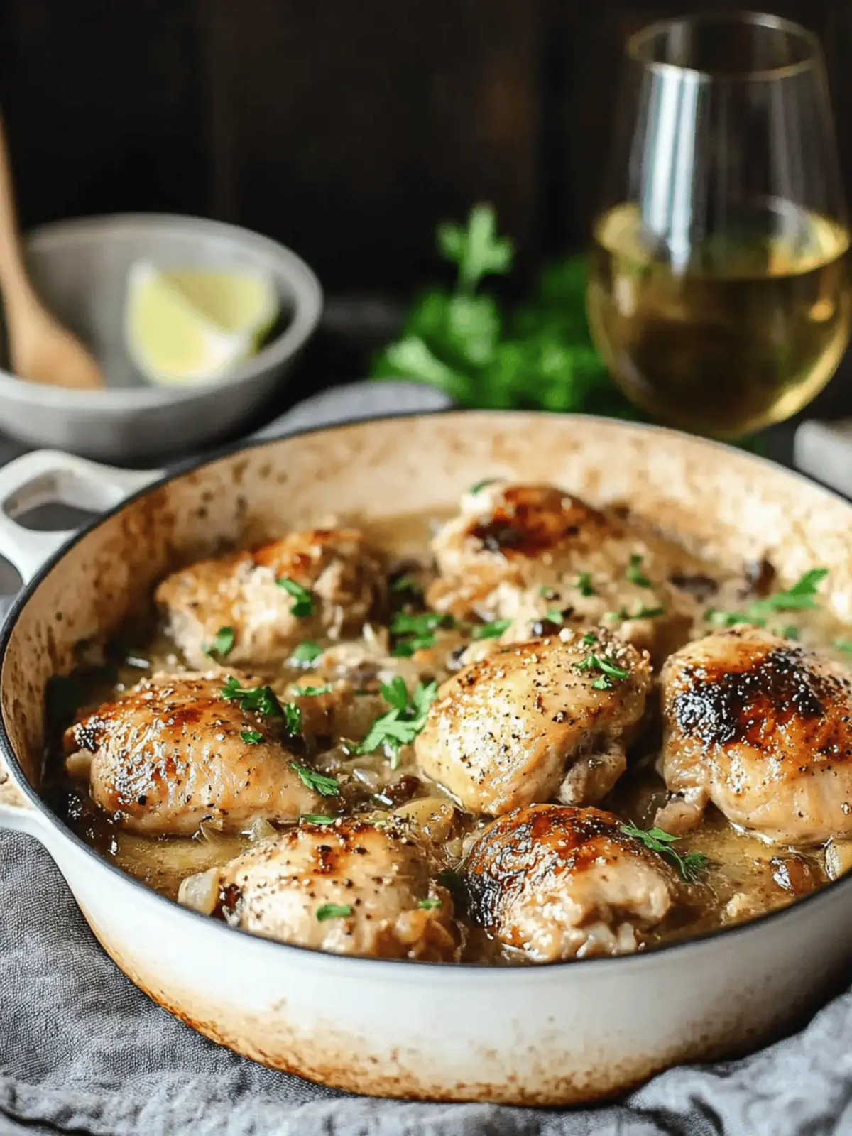 Chicken in White Wine