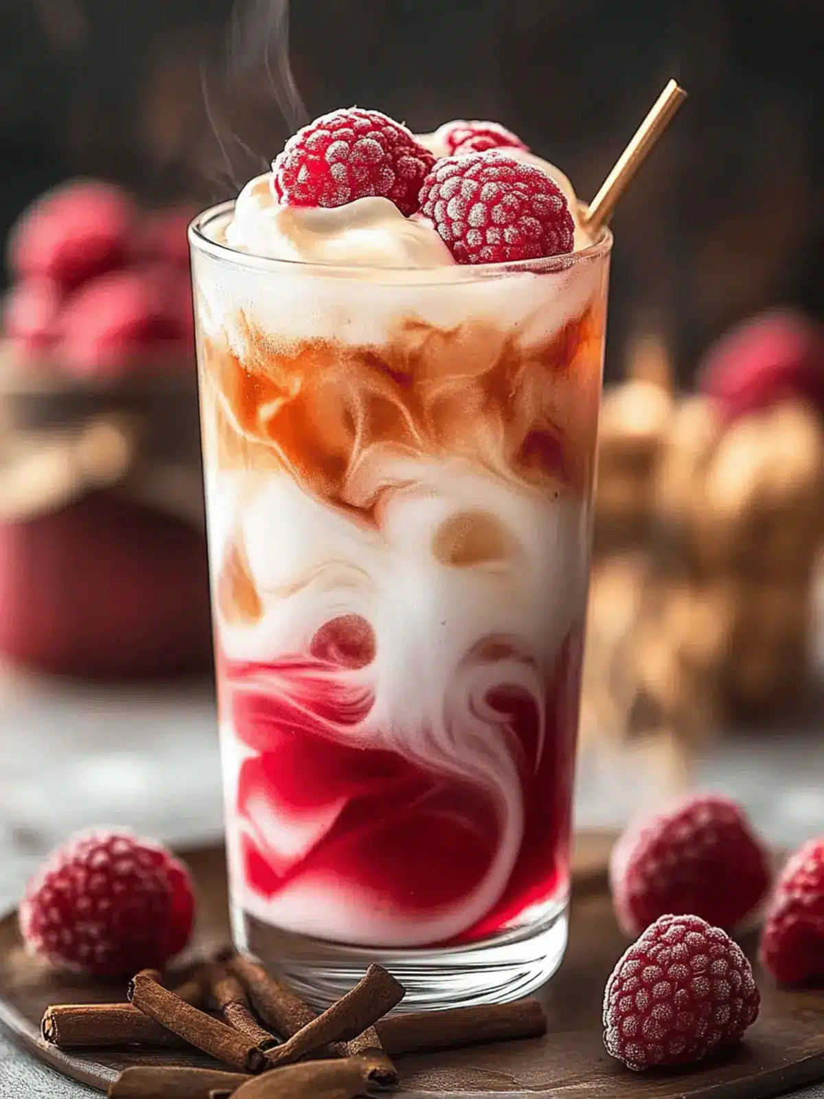 Iced Raspberry Vanilla Chai