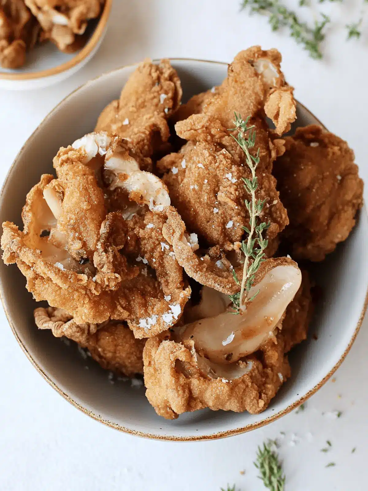 Fried Oyster Mushrooms