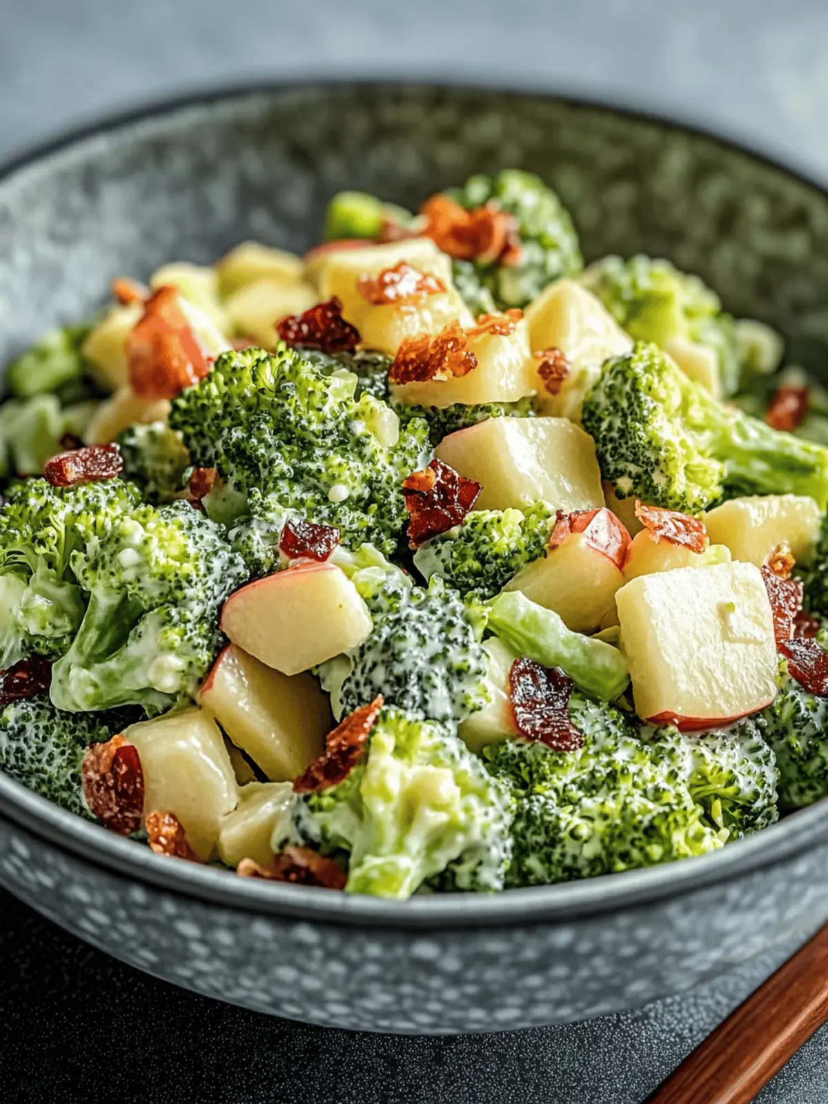 Crisp and Colorful Honeycrisp Apple Broccoli Salad Delight 4 Honeycrisp Apple Broccoli Salad