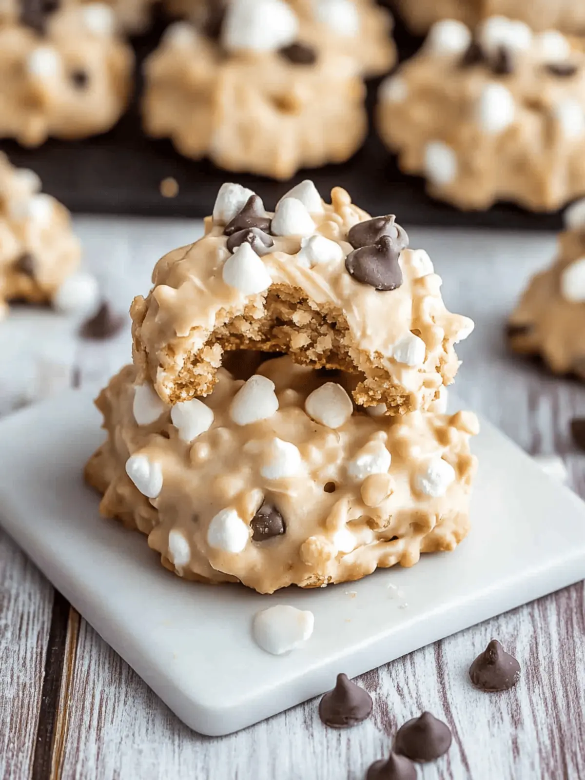 No Bake Avalanche Cookies