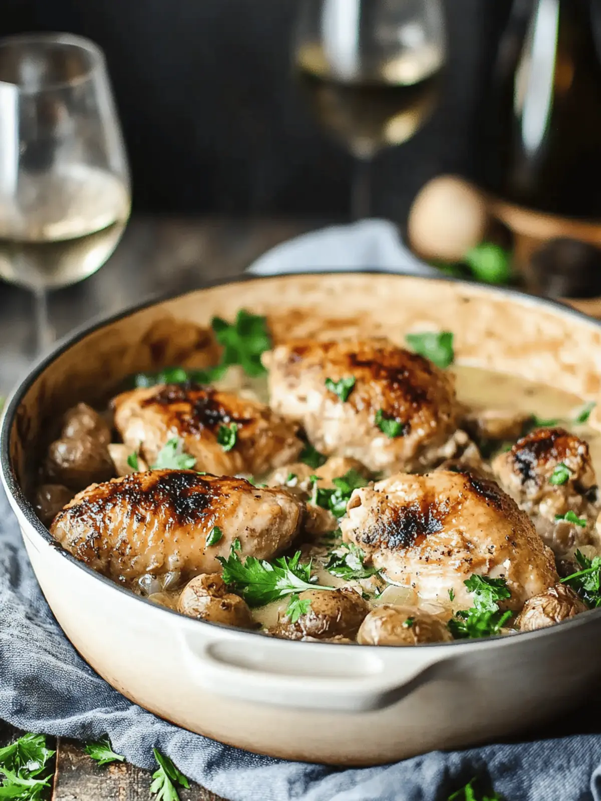 Chicken in White Wine
