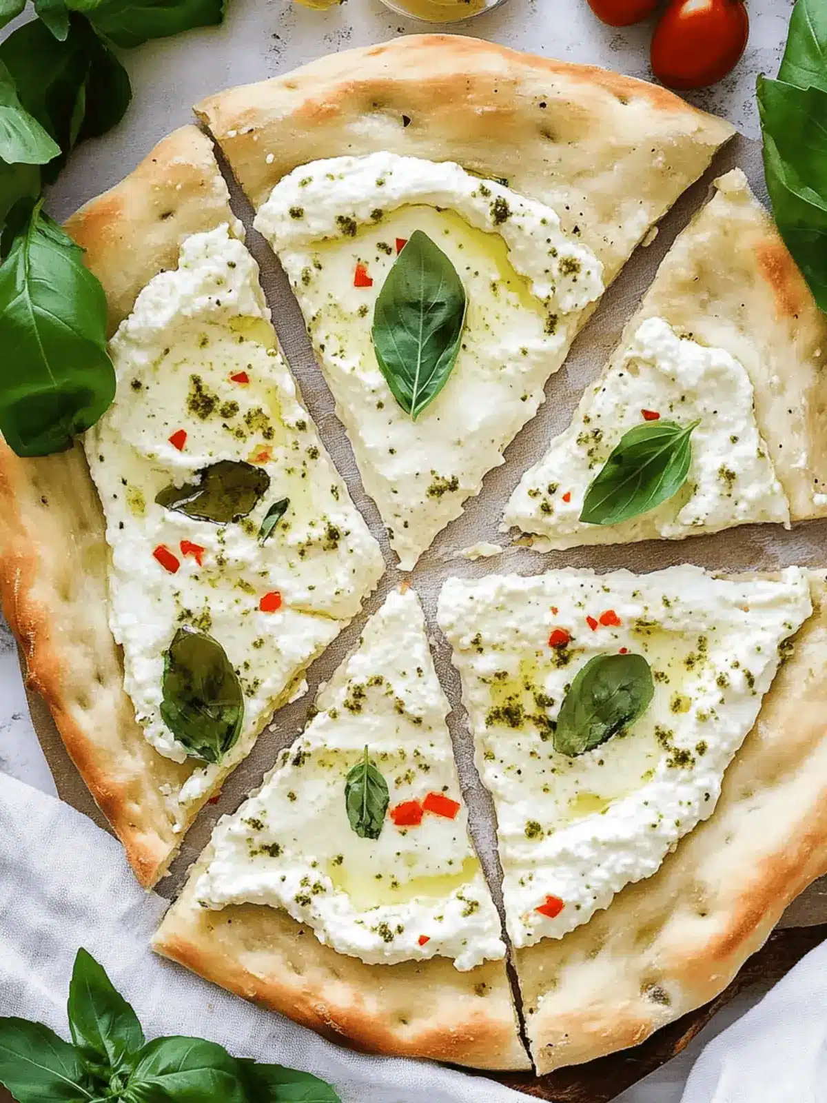 Ricotta Pizza