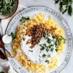 Arabic Pasta with Easy Yogurt Sauce
