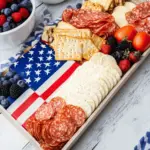 American Flag Patriotic Charcuterie Board