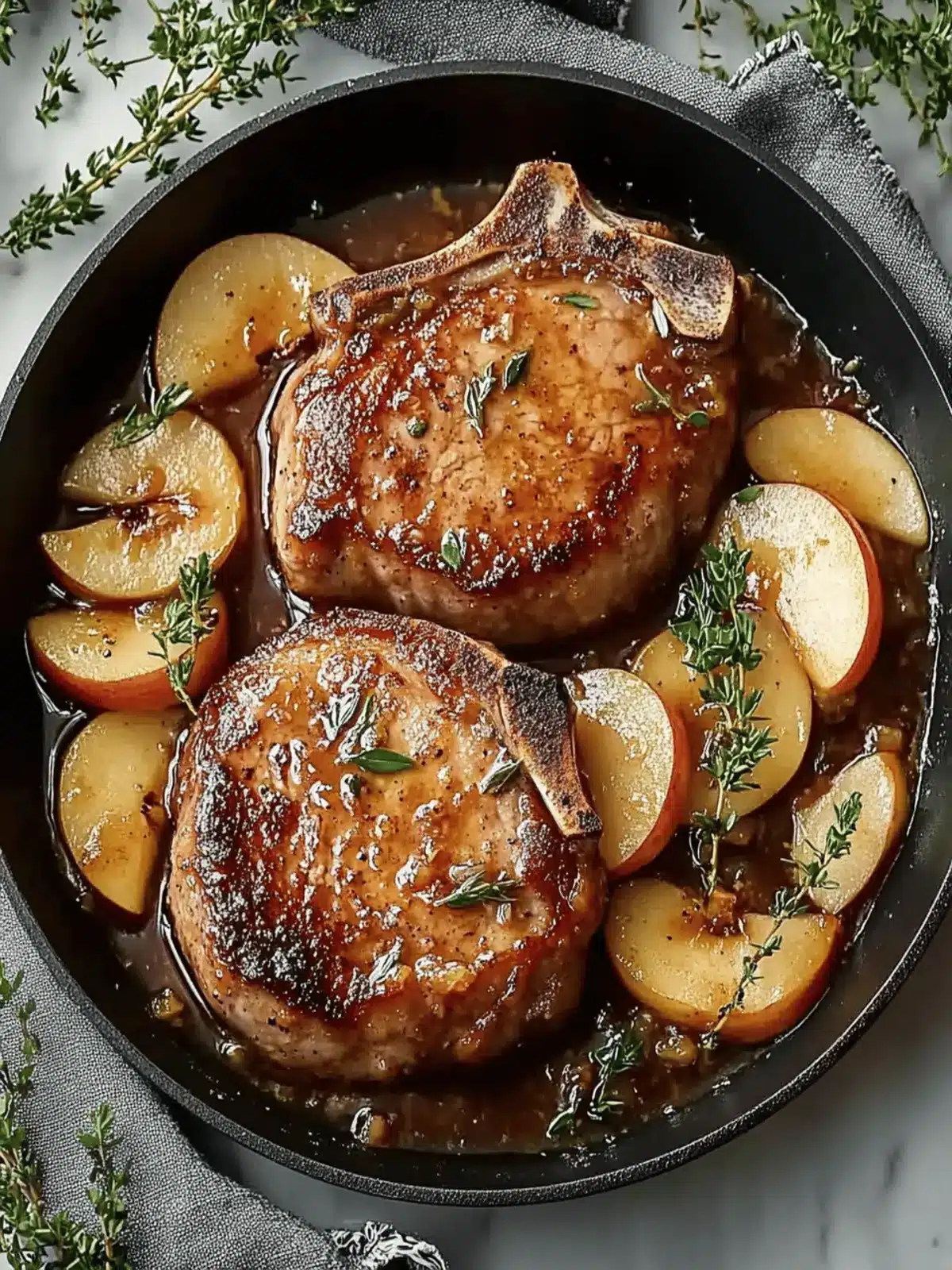Apple Butter Pork Chops