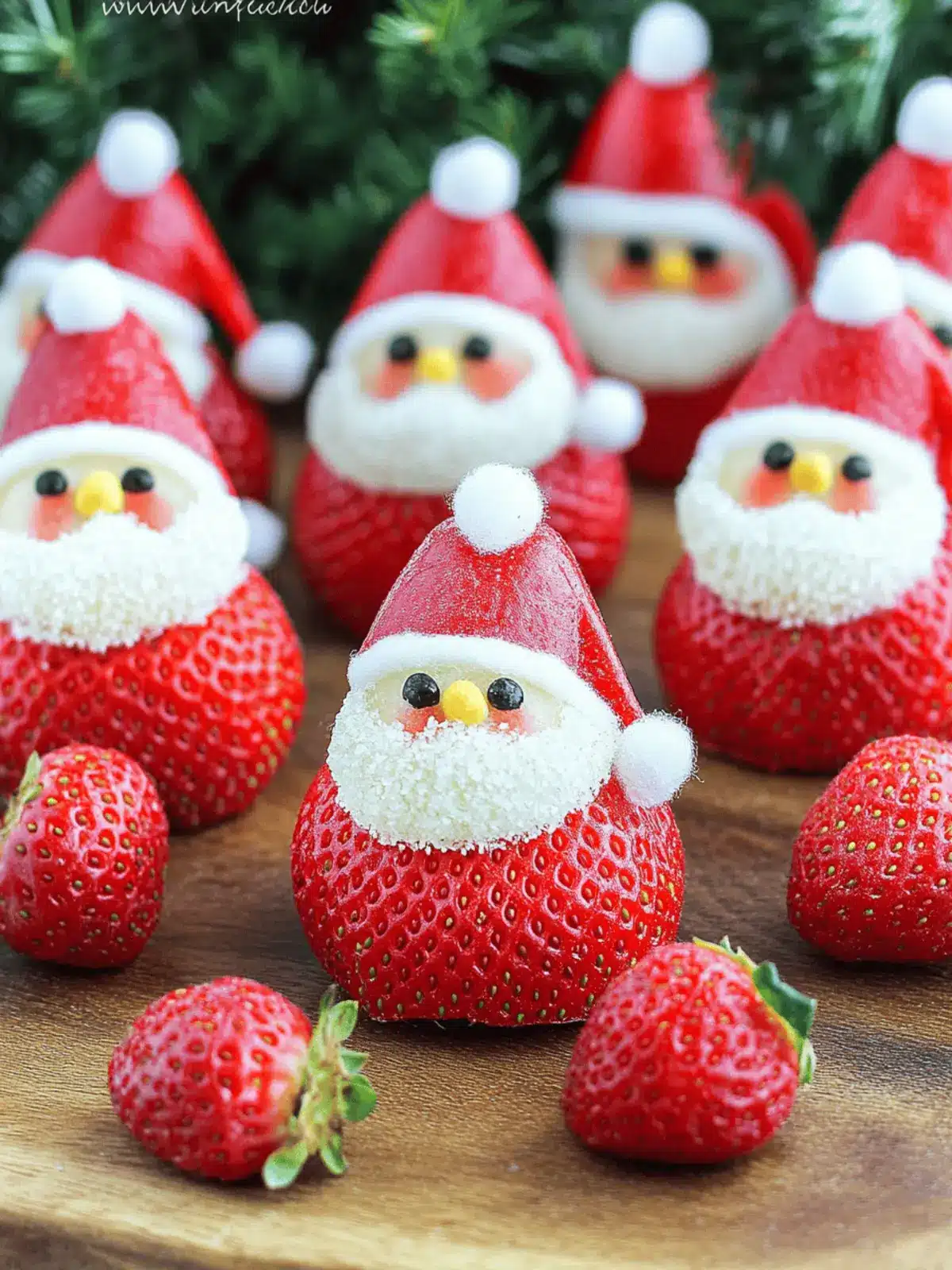 Delightful Strawberry Santas: Festive Treats for All Ages 2 Strawberry Santas